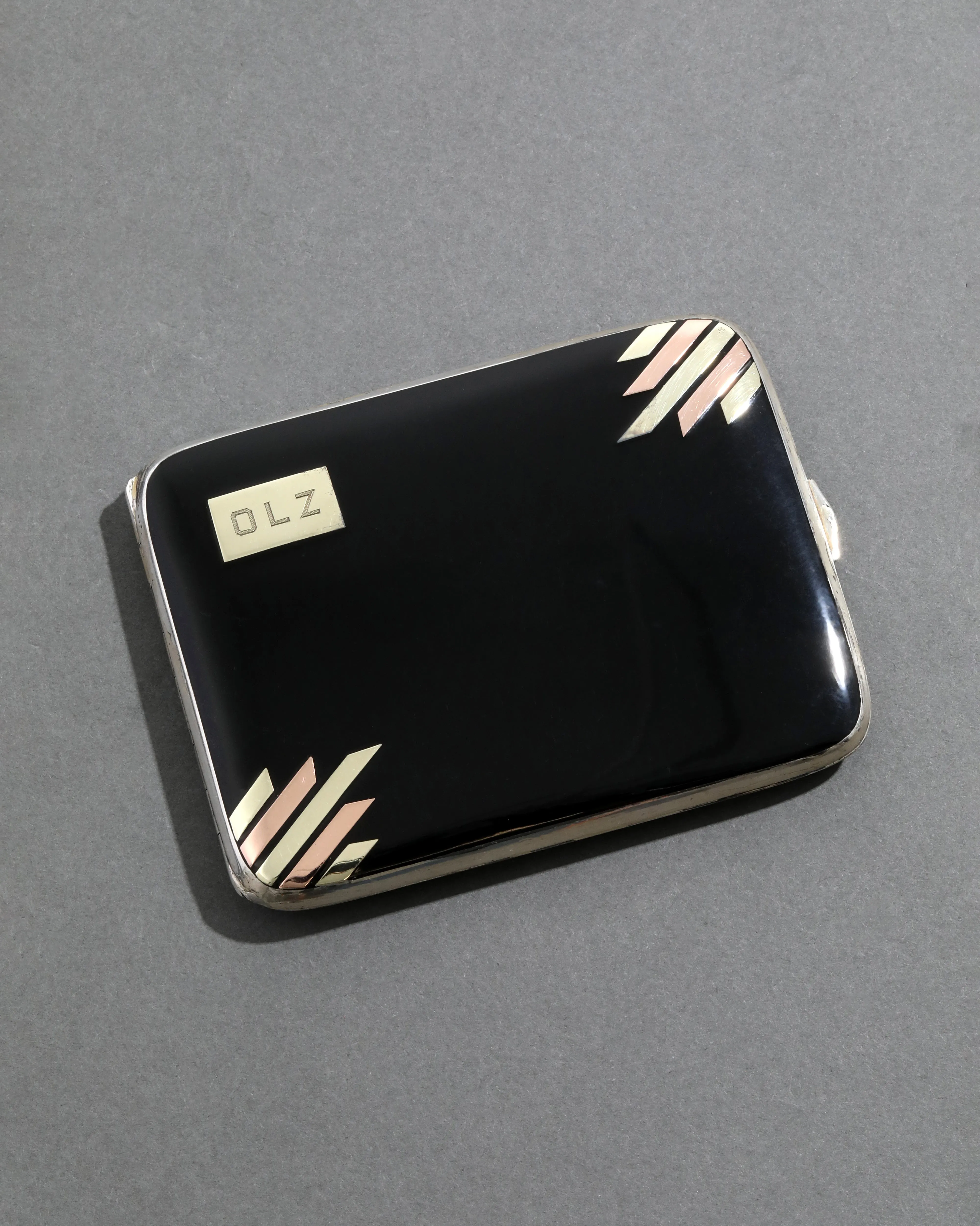 Vintage 1930s 14k Gold Enamel Deco Cigarette Holder sold by Alexis Bittar