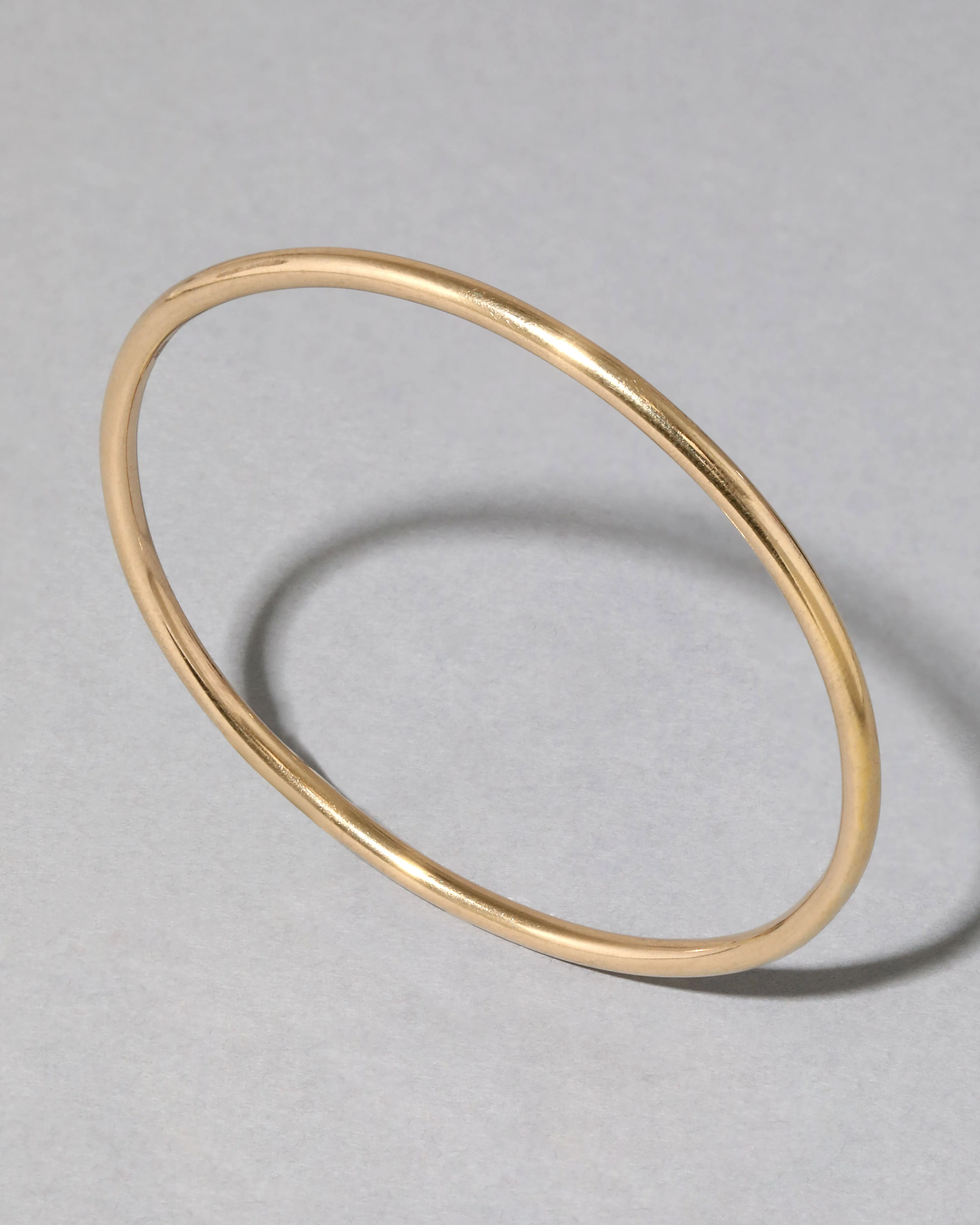 Vintage 14k Gold Handmade Solid Bangle Bracelet sold by Alexis Bittar product image thumbnail 2