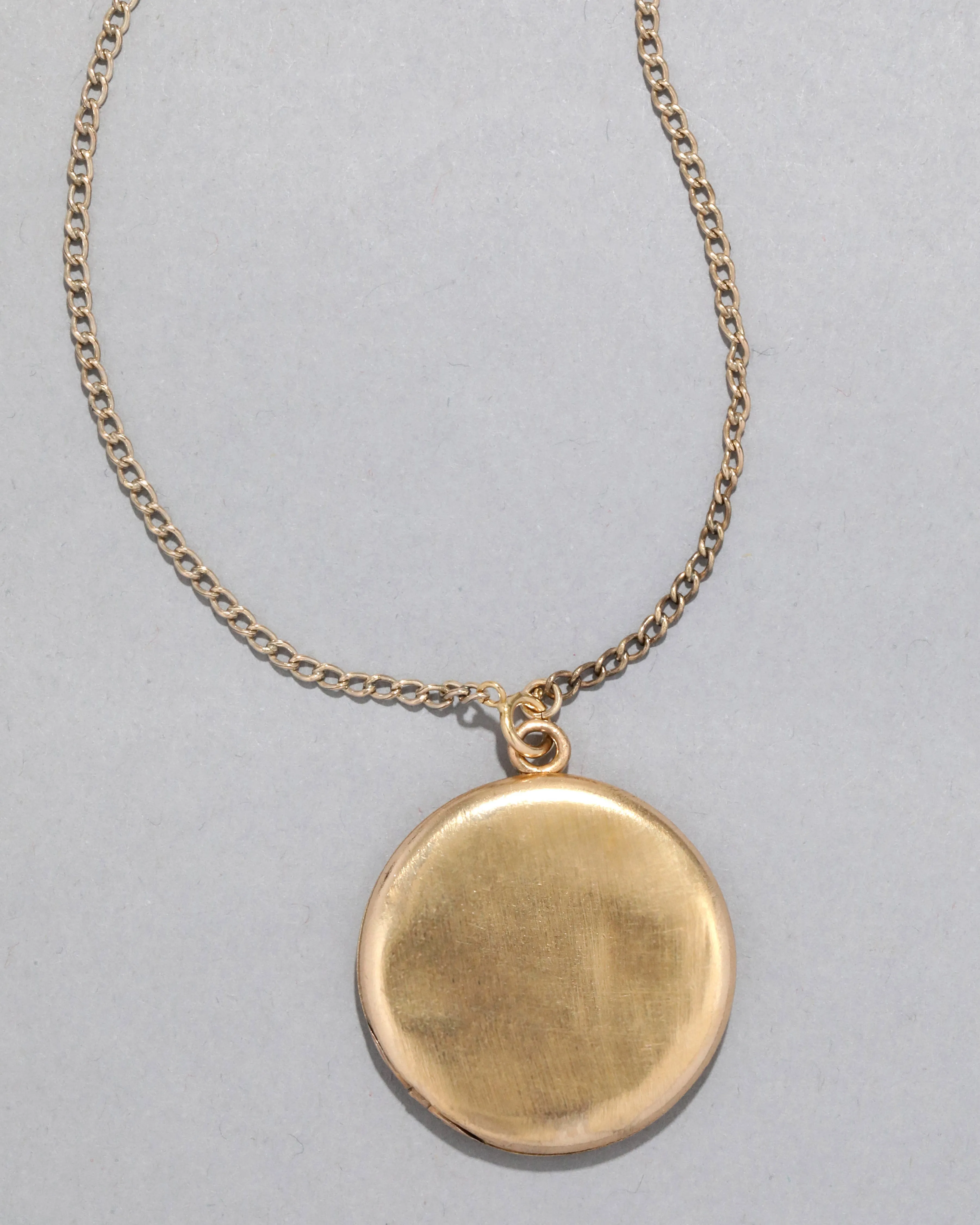 Antique 1800s 14k Gold Filled Fleur de Lis Locket Necklace sold by Alexis Bittar product image thumbnail 3