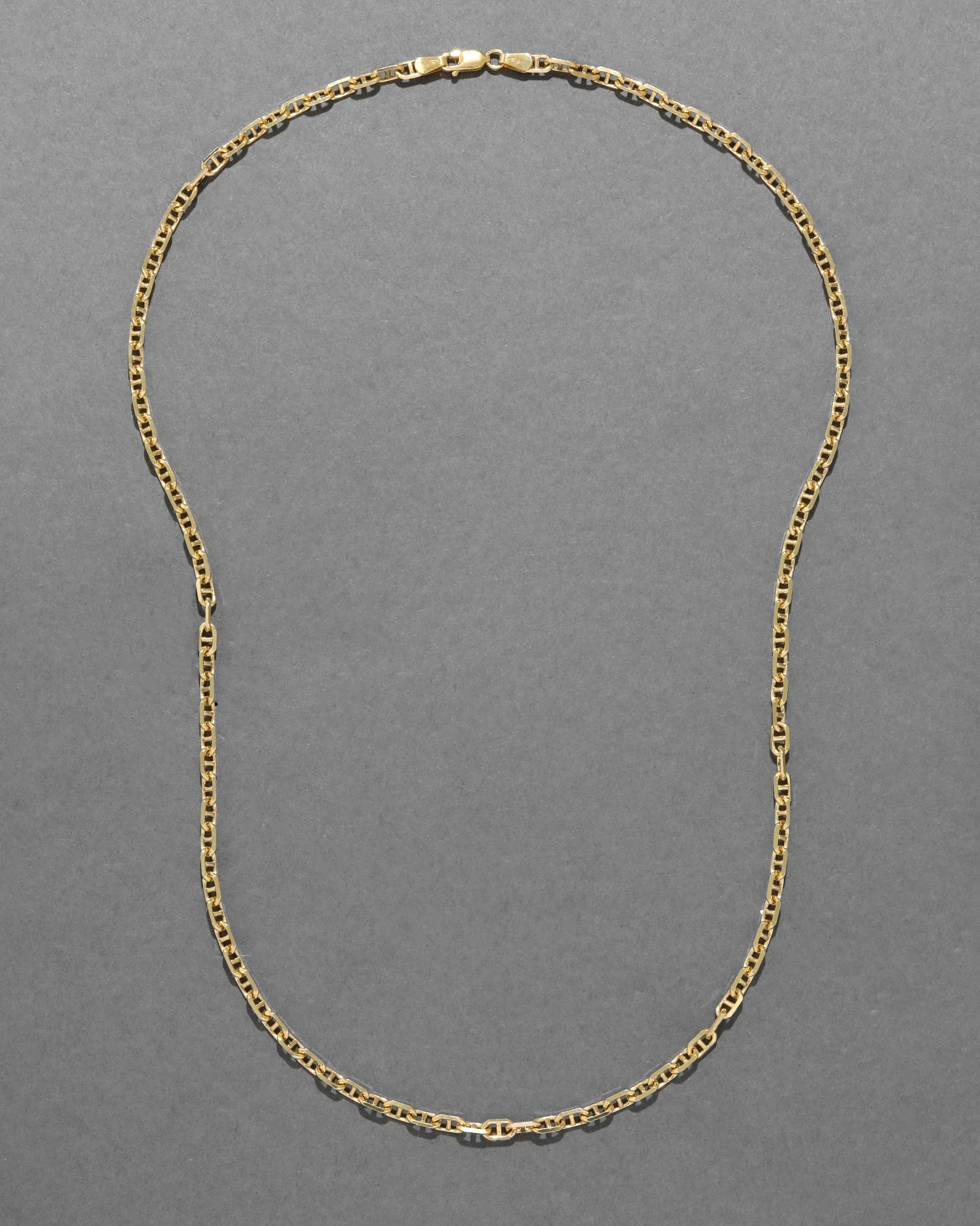 Vintage 1980s 14k Gold Handmade Italian Link Chain Necklace sold by Alexis Bittar product image thumbnail 2