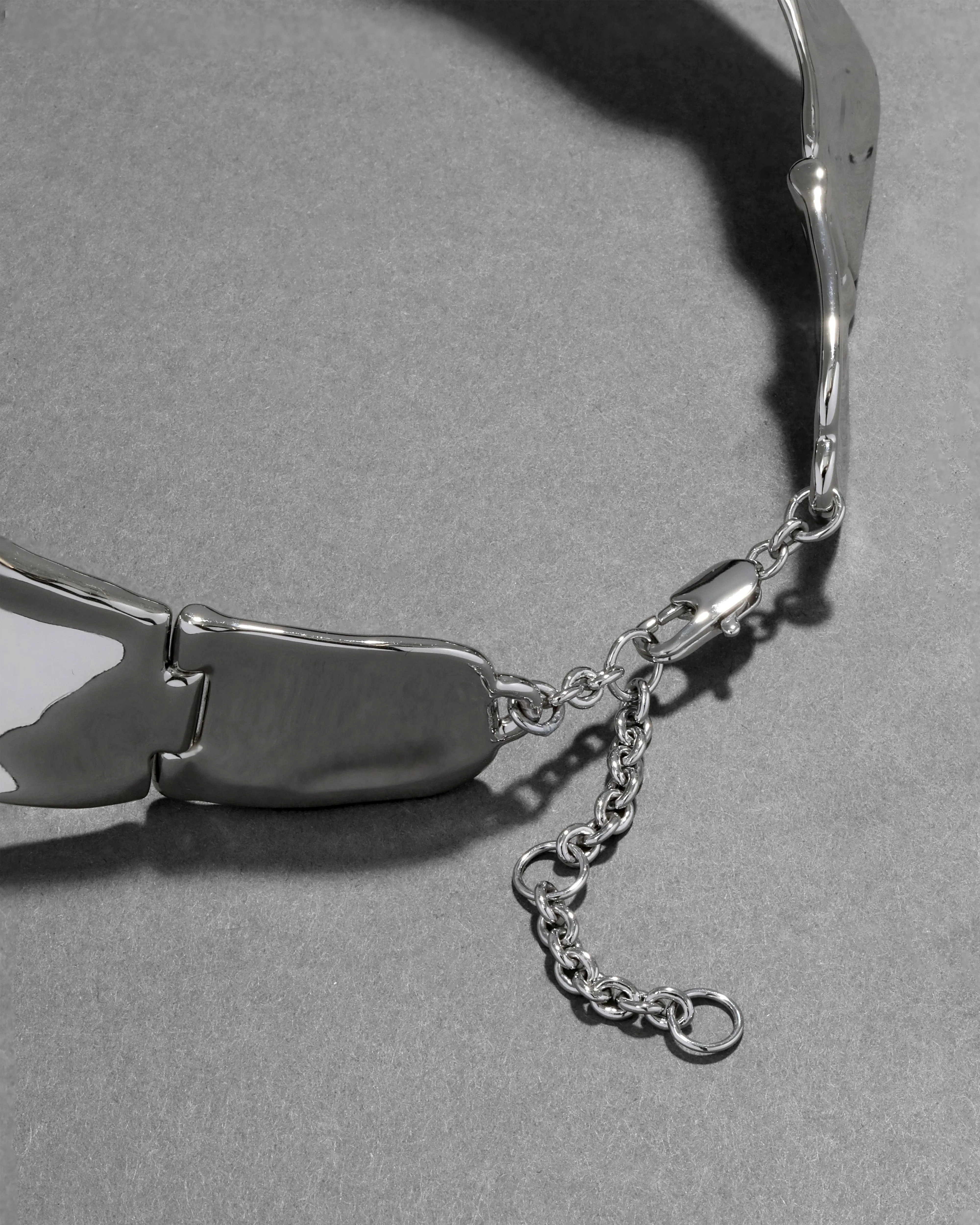 Molten Silver Bonded Collar Necklace sold by Alexis Bittar product image thumbnail 5