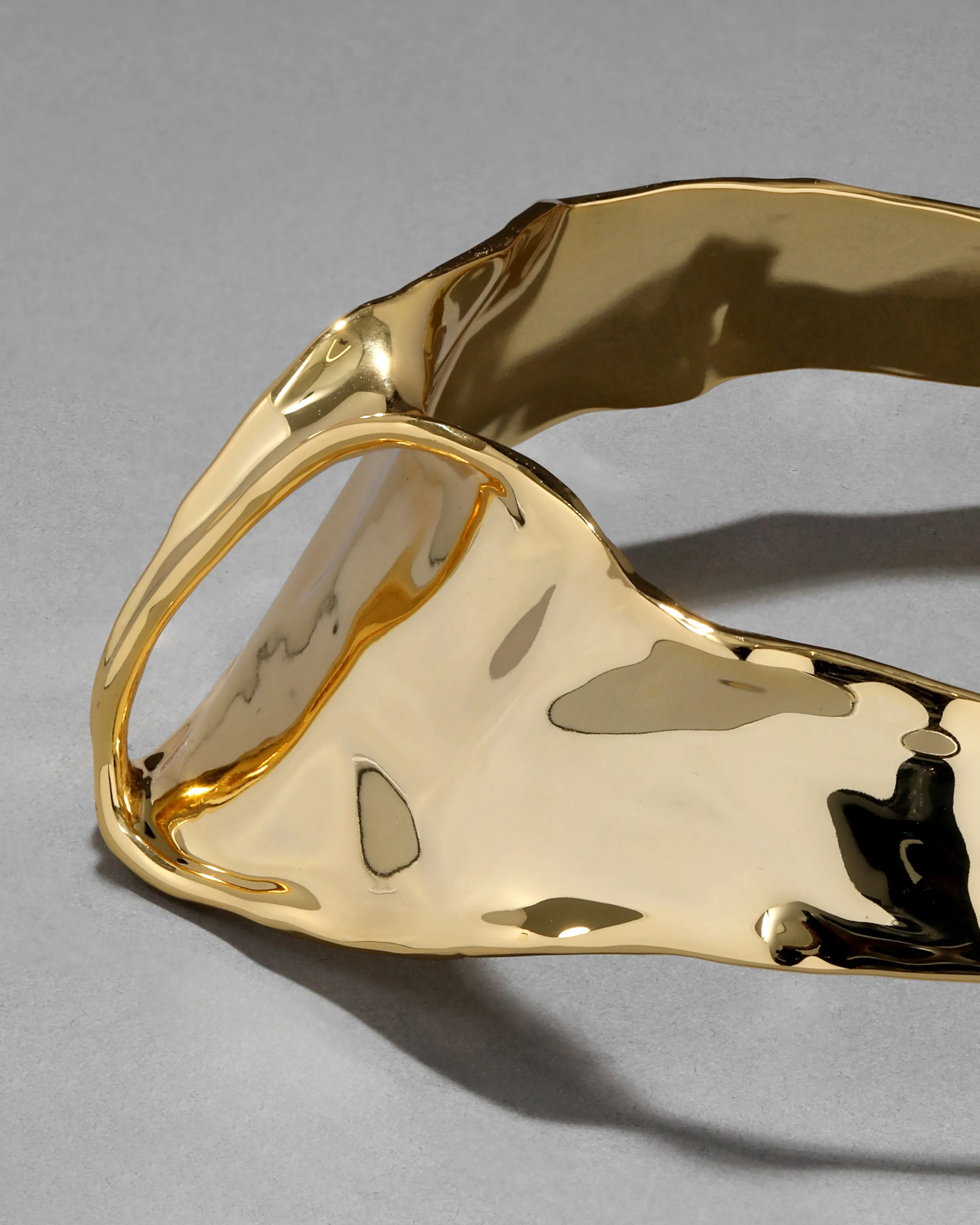 Molten Gold Crest Collar Necklace sold by Alexis Bittar product image thumbnail 4