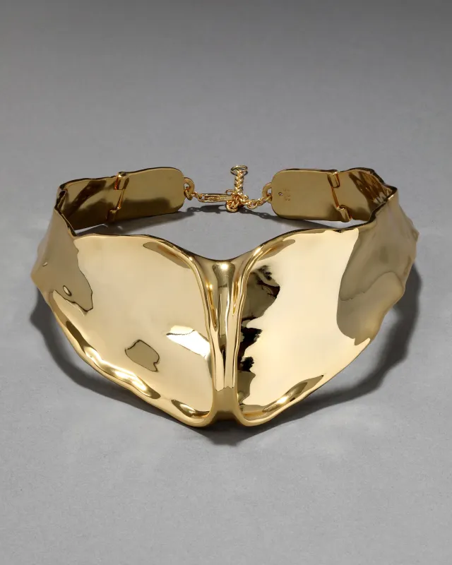 Molten Gold Crest Collar Necklace sold by Alexis Bittar