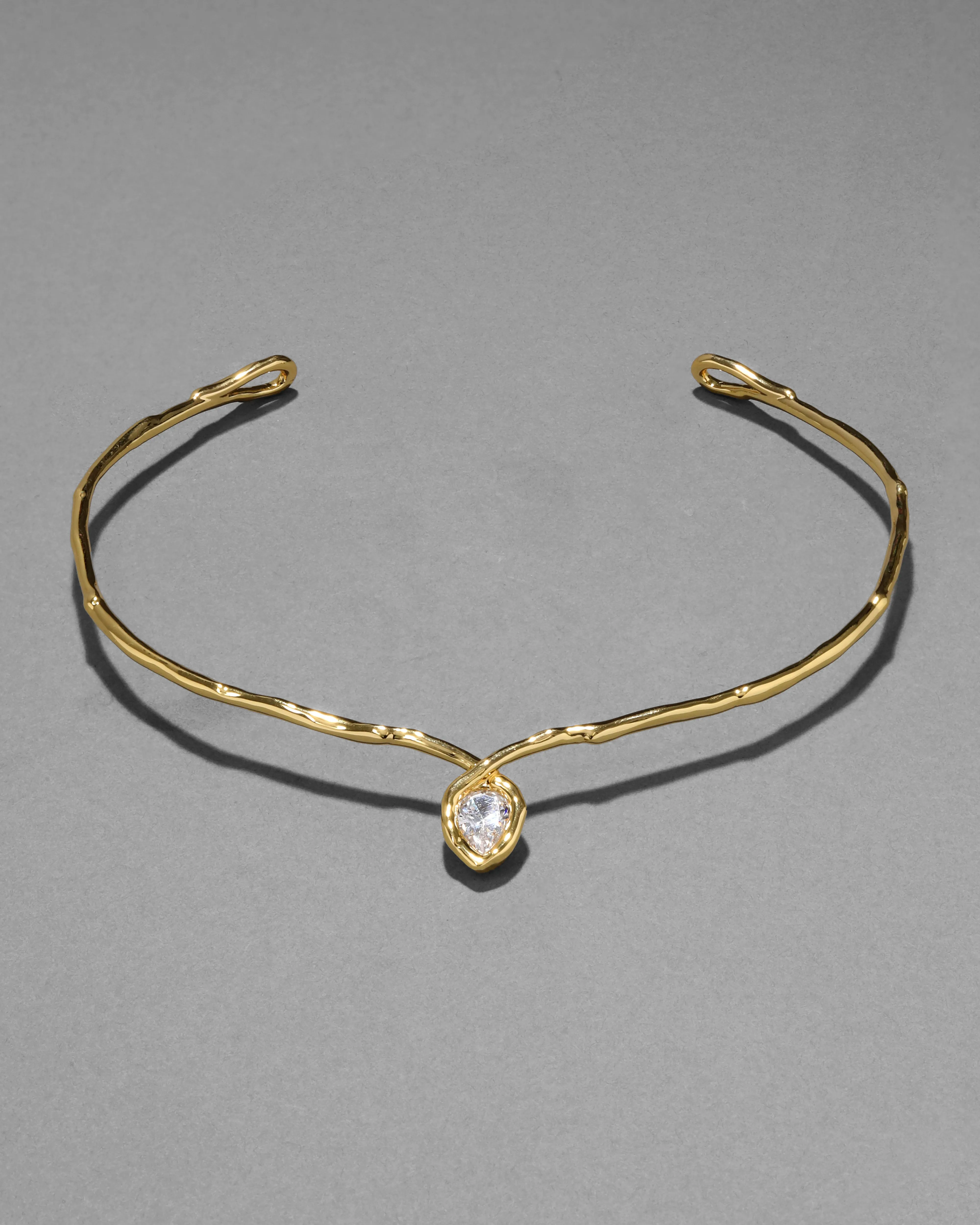 Asterales Gold Floating Collar Necklace sold by Alexis Bittar