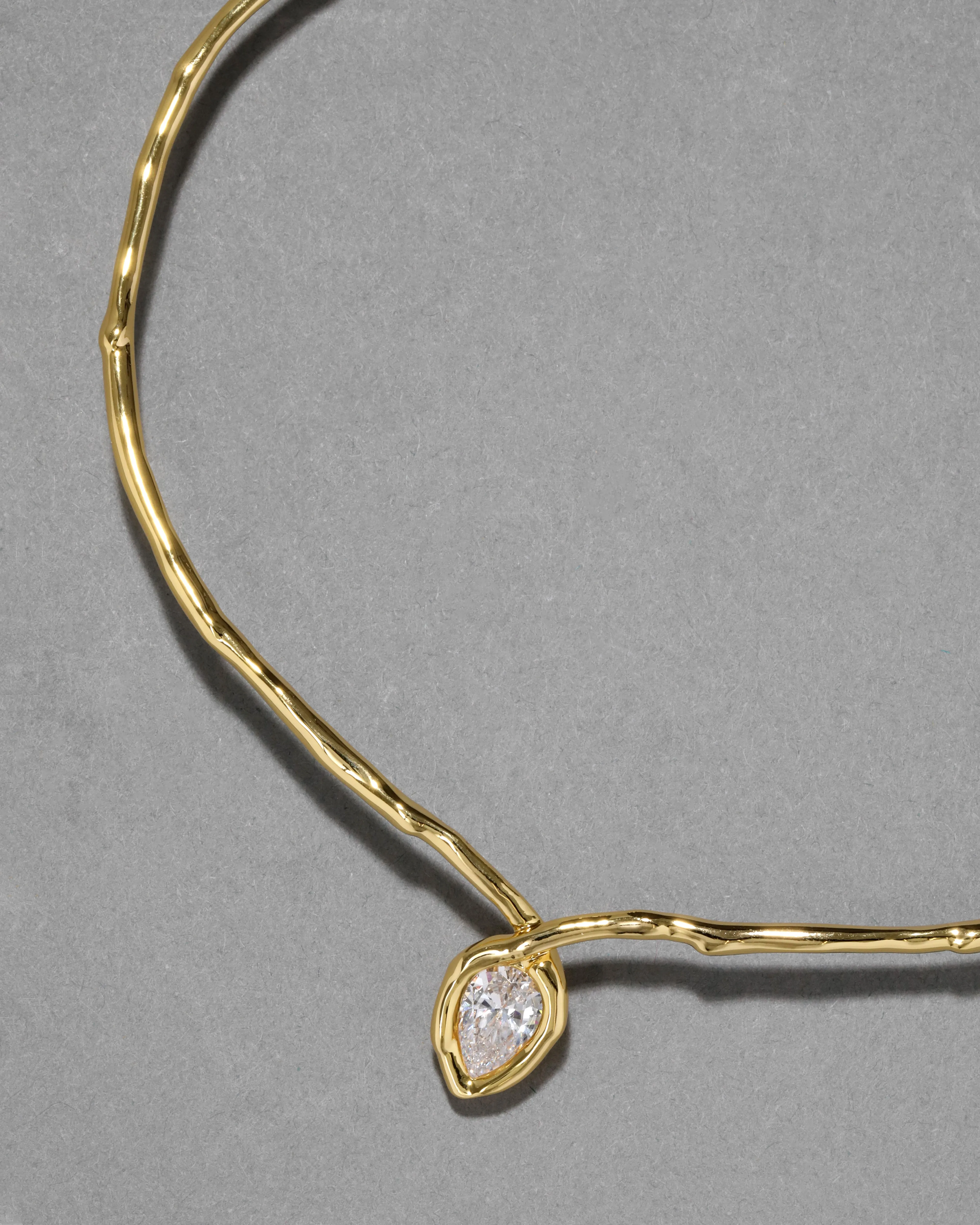 Asterales Gold Floating Collar Necklace sold by Alexis Bittar product image thumbnail 5