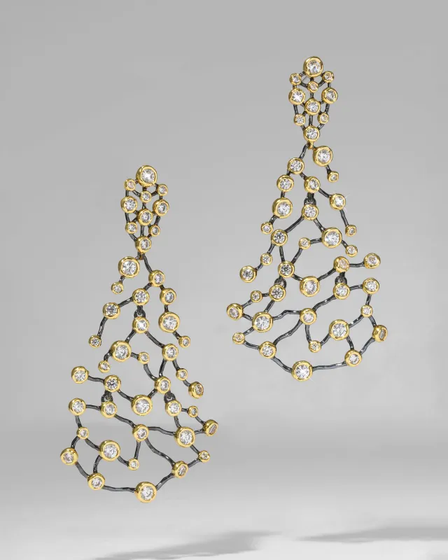 Asterales Noir Large Celestial Earring sold by Alexis Bittar