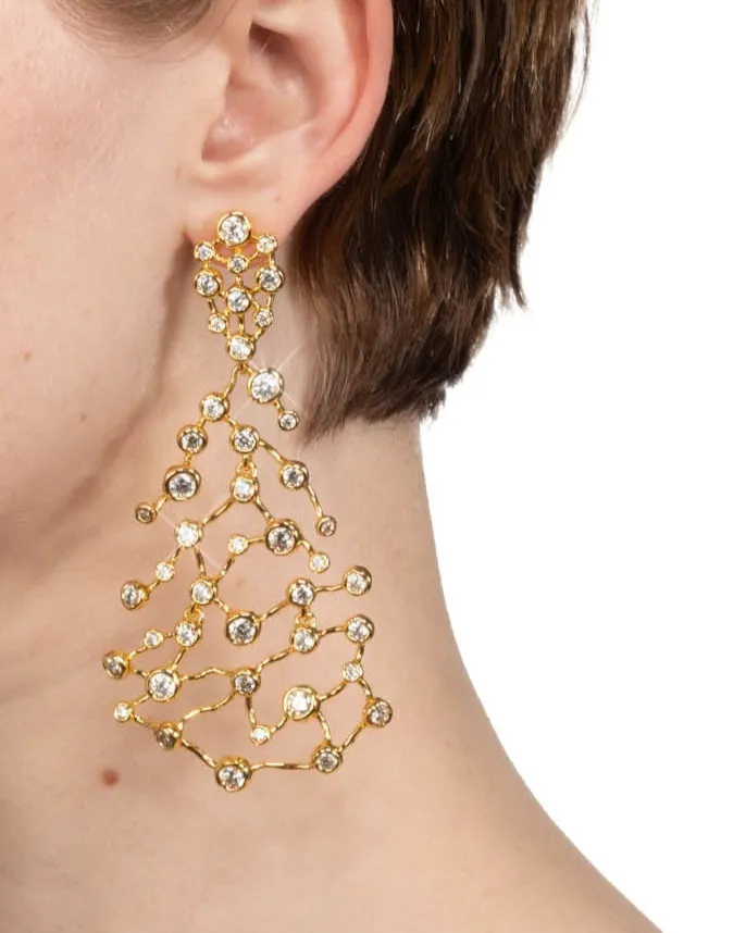 Asterales Gold Large Celestial Earring sold by Alexis Bittar product image thumbnail 2