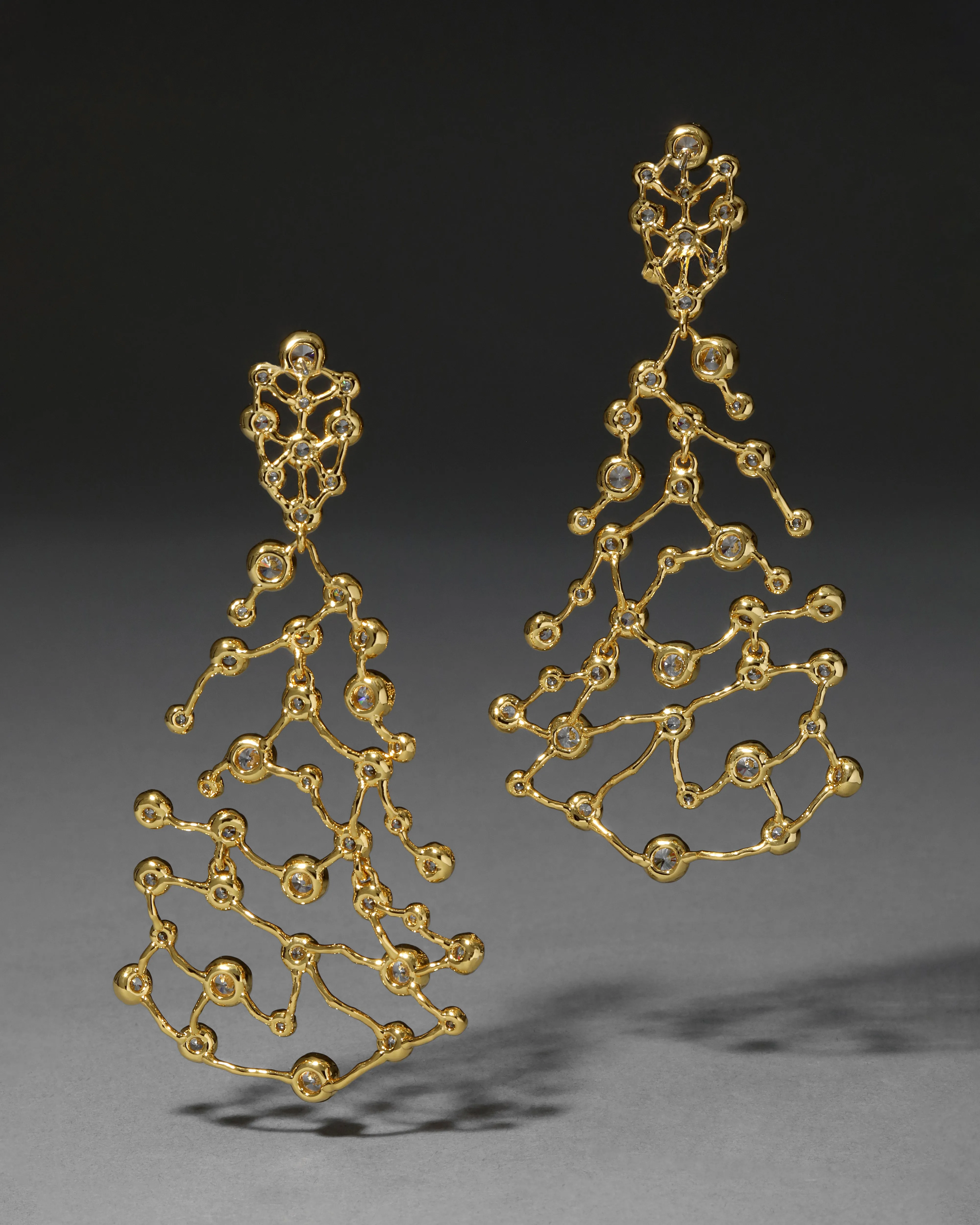 Asterales Gold Large Celestial Earring sold by Alexis Bittar product image thumbnail 3