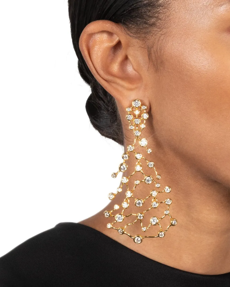 Asterales Gold Large Celestial Earring sold by Alexis Bittar product image thumbnail 5