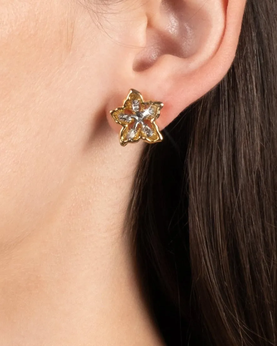 Jardin Gold Stud Earring sold by Alexis Bittar product image thumbnail 2