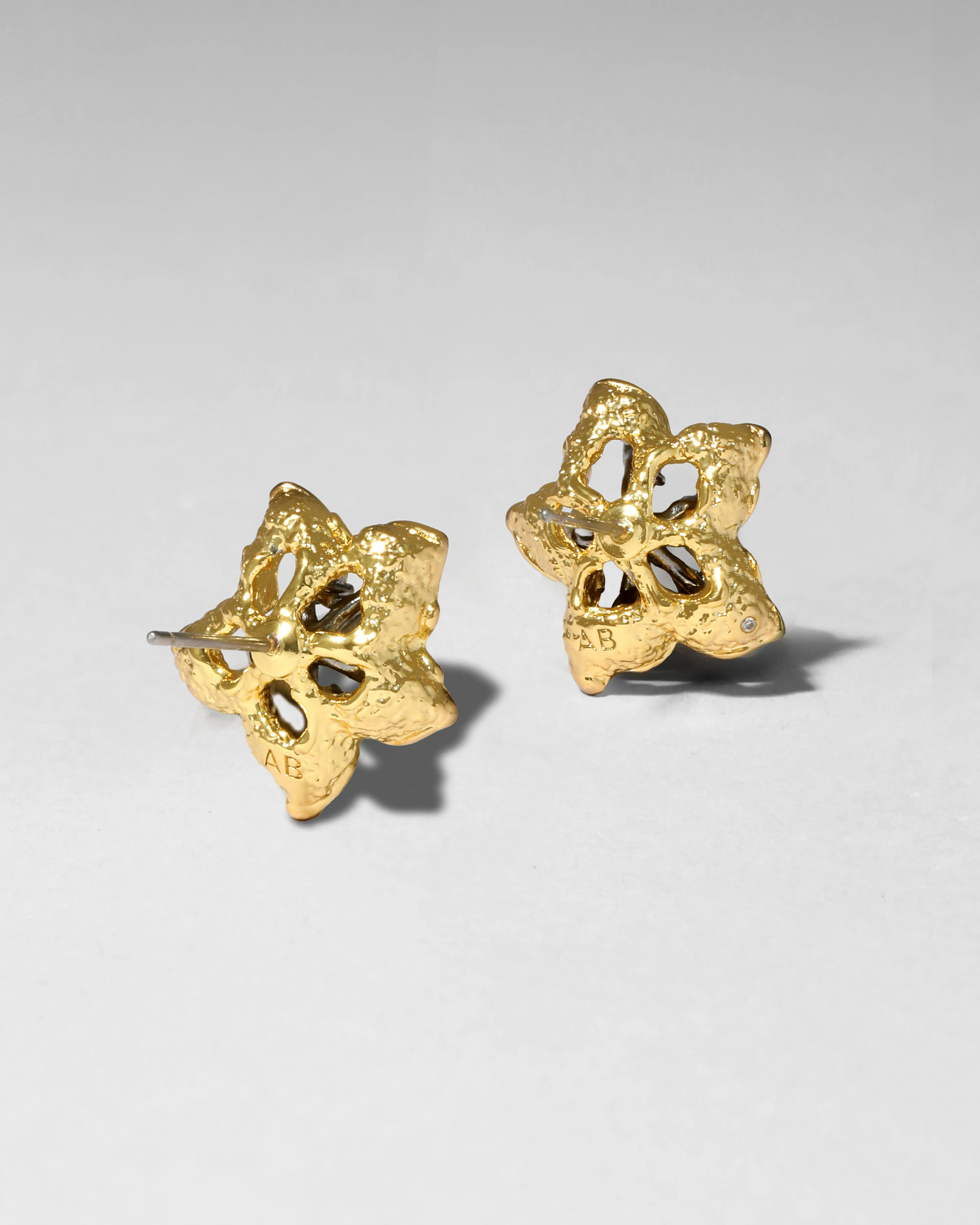Jardin Gold Stud Earring sold by Alexis Bittar product image thumbnail 3