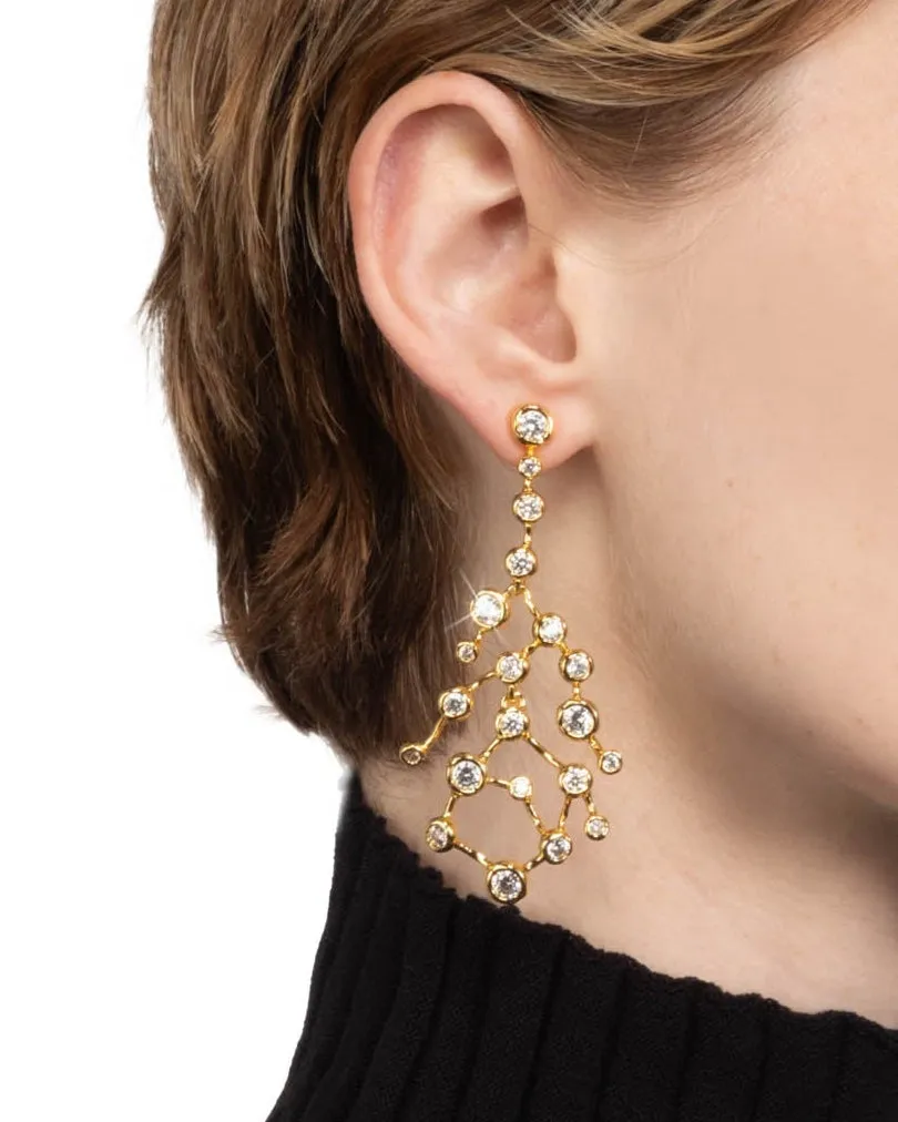 Asterales Gold Celestial Earring sold by Alexis Bittar product image thumbnail 5