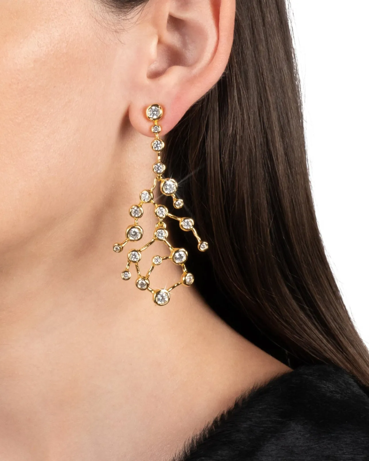 Asterales Gold Celestial Earring sold by Alexis Bittar product image thumbnail 2