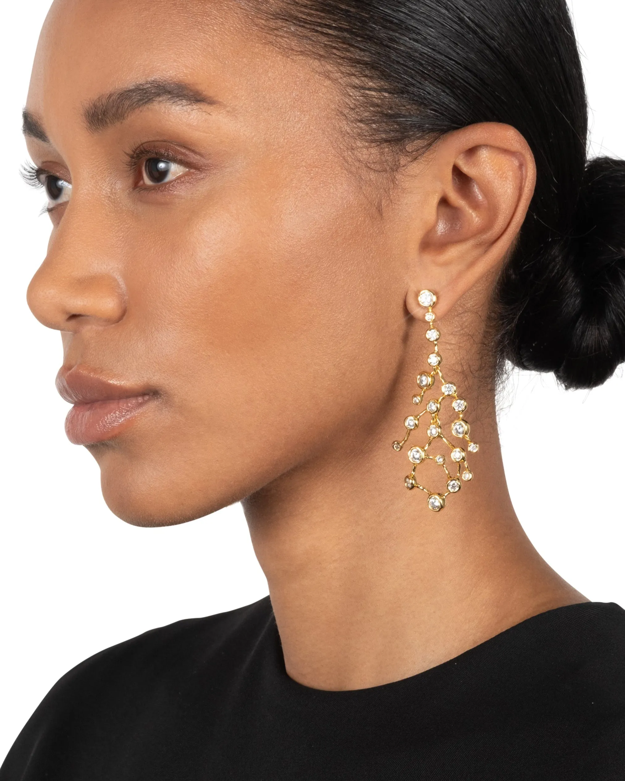 Asterales Gold Celestial Earring sold by Alexis Bittar product image thumbnail 3