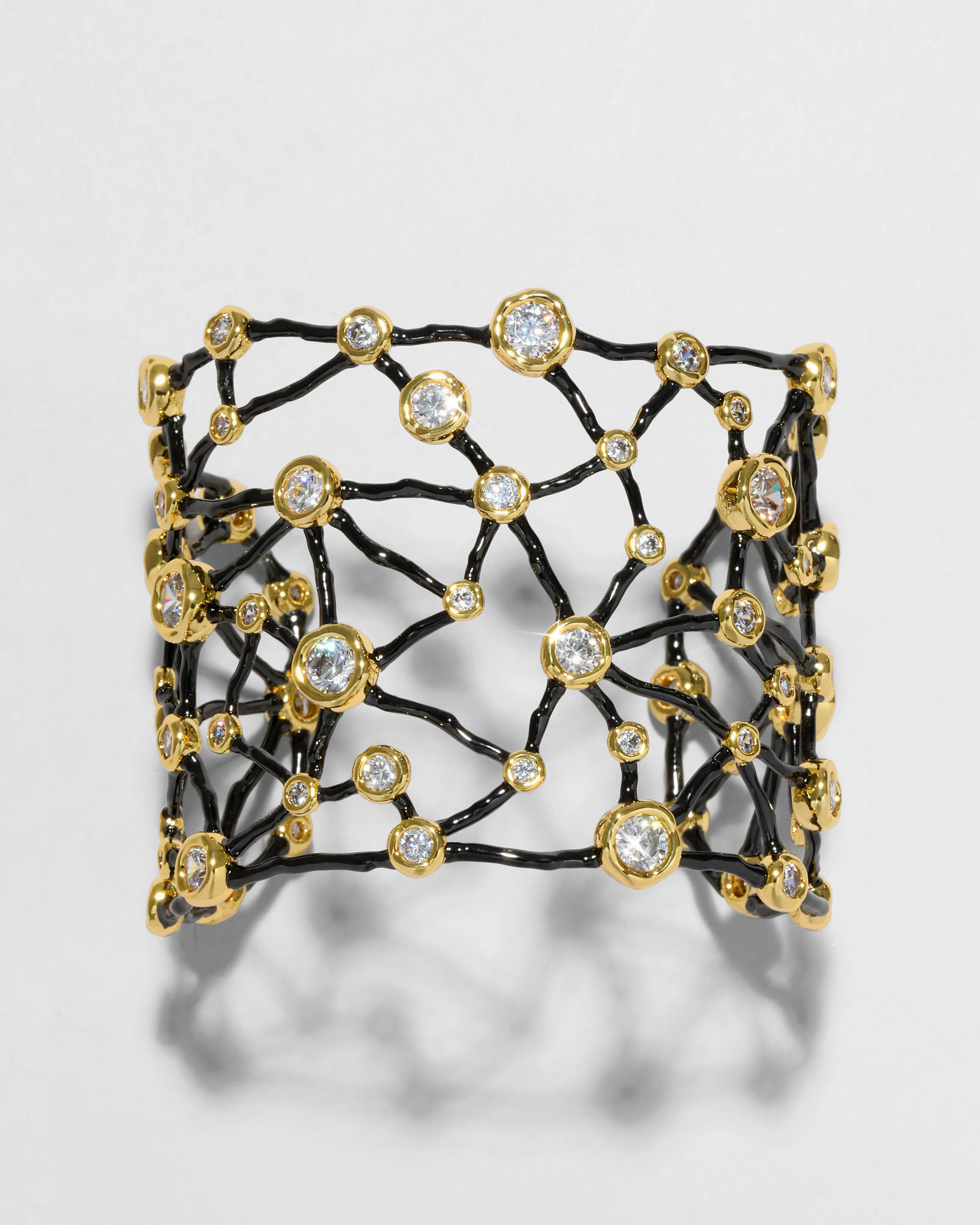 Asterales Noir Celestial Wide Cuff Bracelet sold by Alexis Bittar product image thumbnail 4