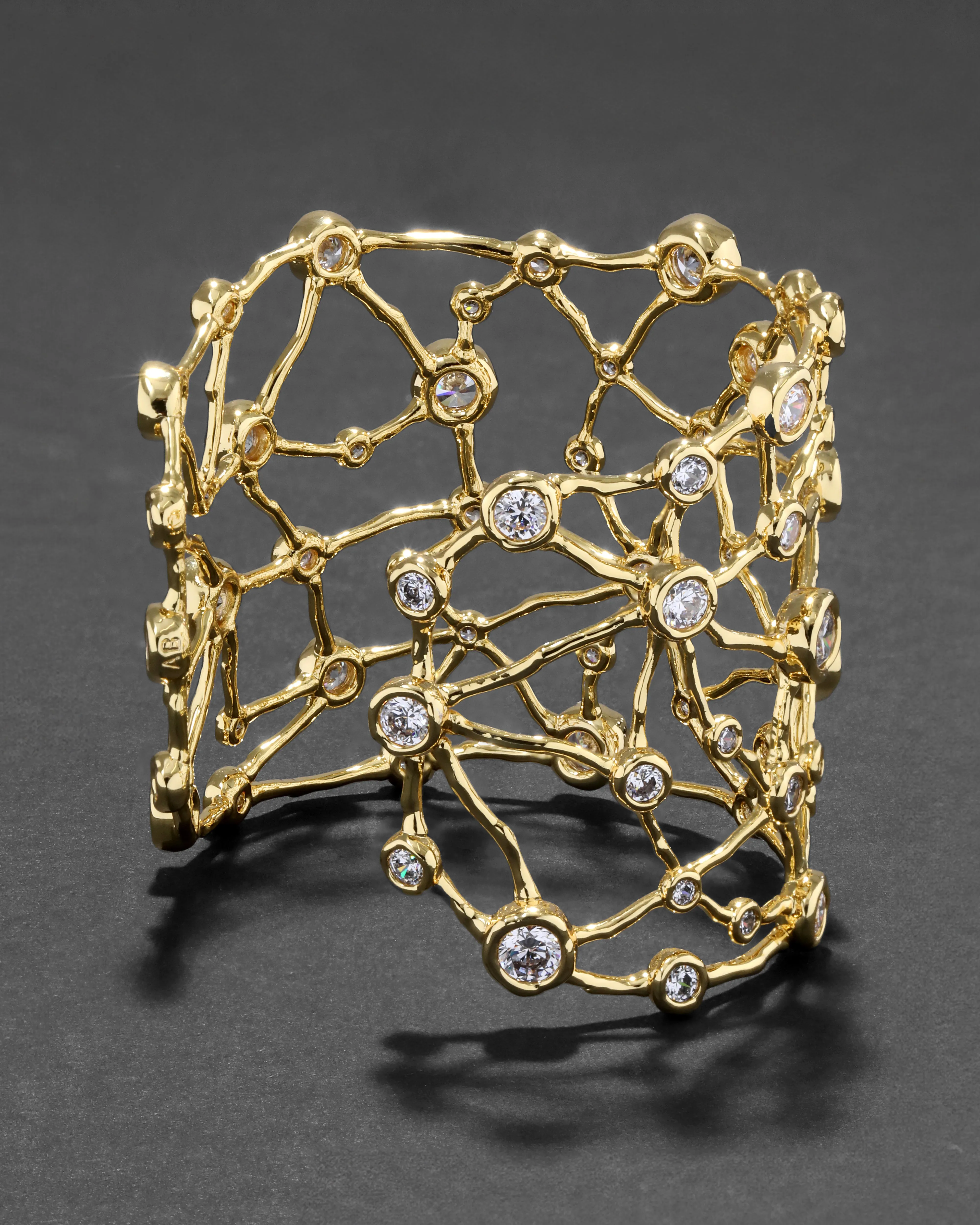 Asterales Gold Celestial Wide Cuff Bracelet sold by Alexis Bittar product image thumbnail 5