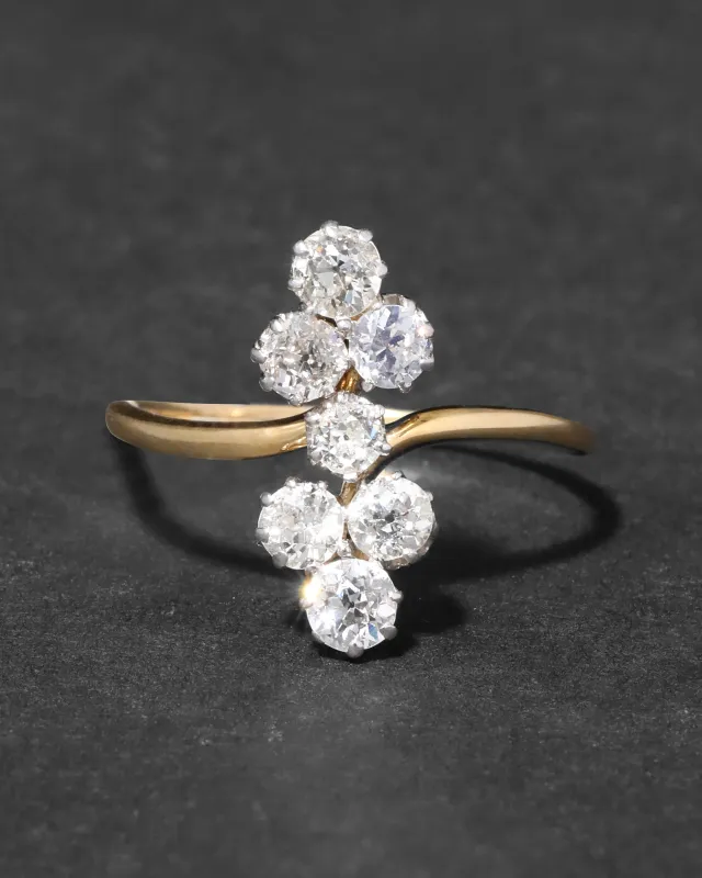 Antique Victorian 1880s 14k Gold & Diamond Ring sold by Alexis Bittar