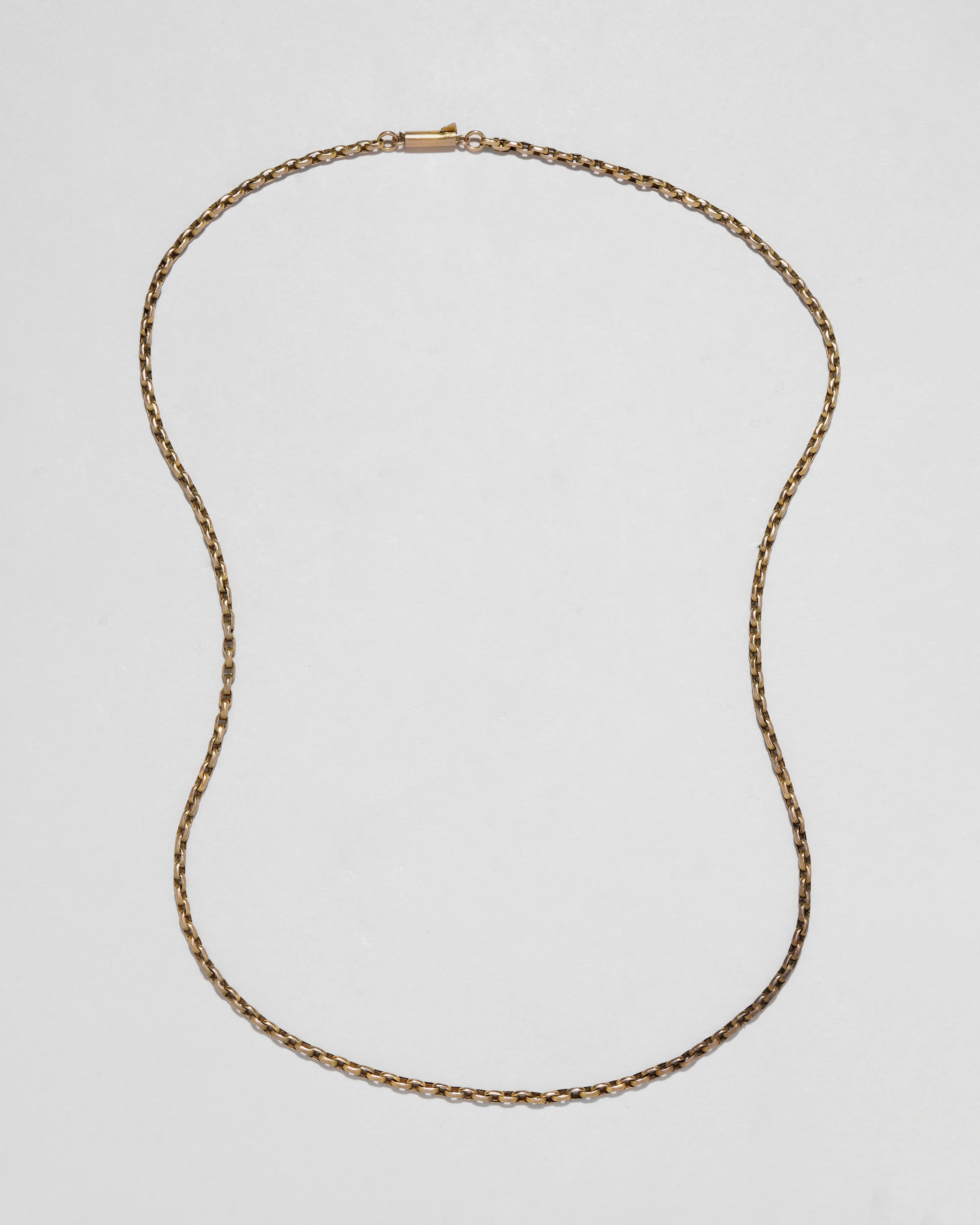 Antique Victorian 14k Gold Cable Chain Necklace sold by Alexis Bittar product image thumbnail 2