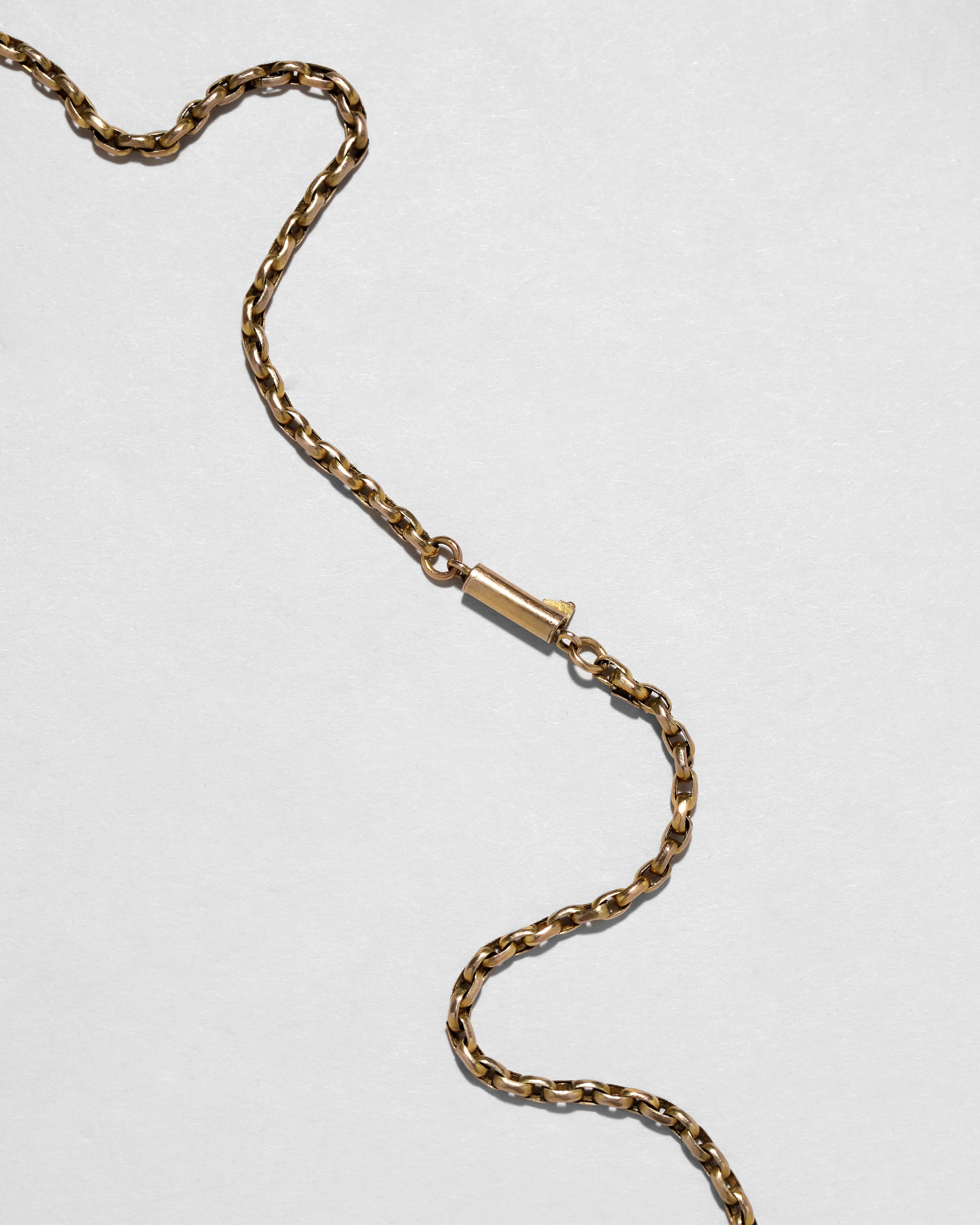 Antique Victorian 14k Gold Cable Chain Necklace sold by Alexis Bittar product image thumbnail 3