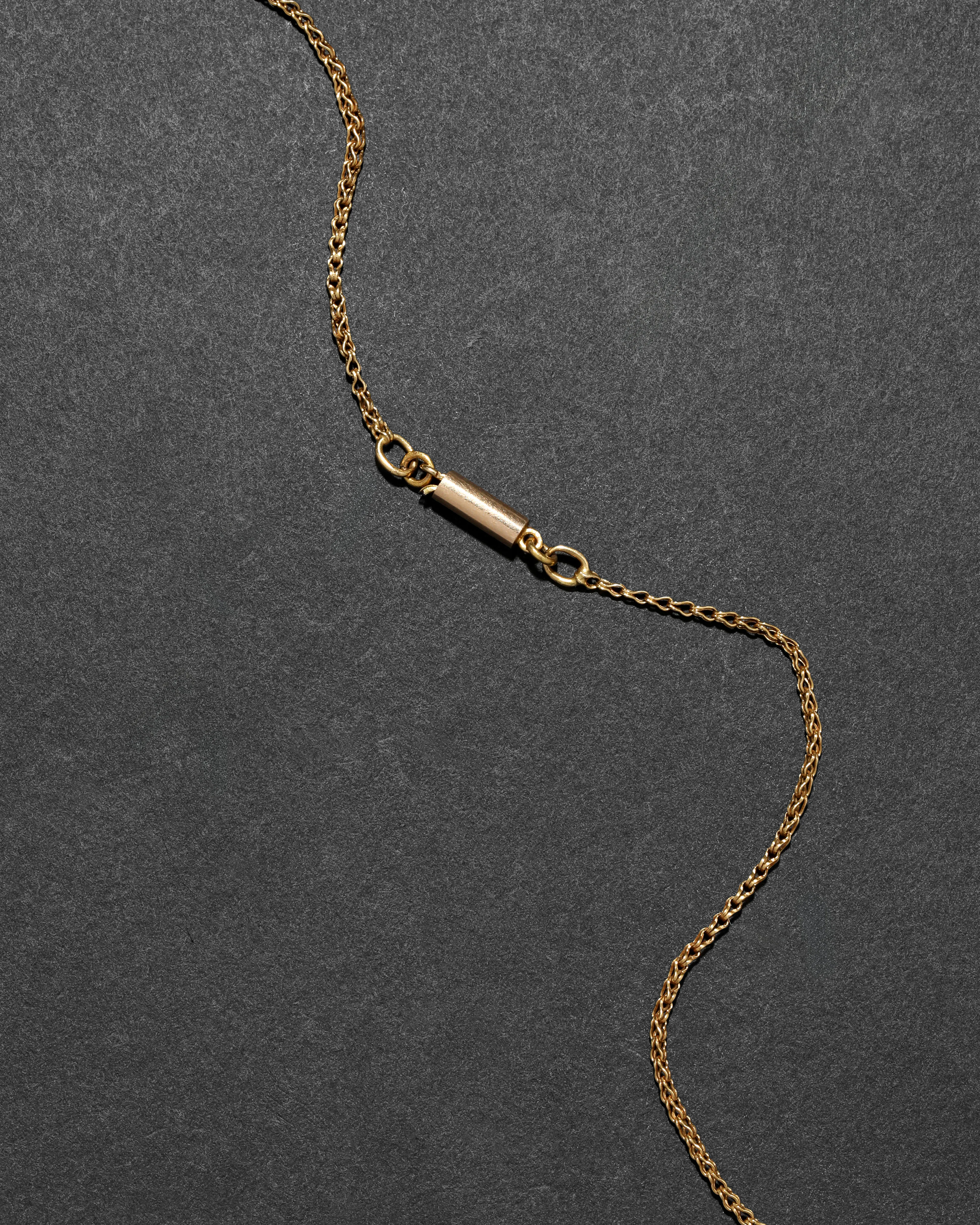 Vintage 9k Gold Foxtail Chain Necklace sold by Alexis Bittar product image thumbnail 3