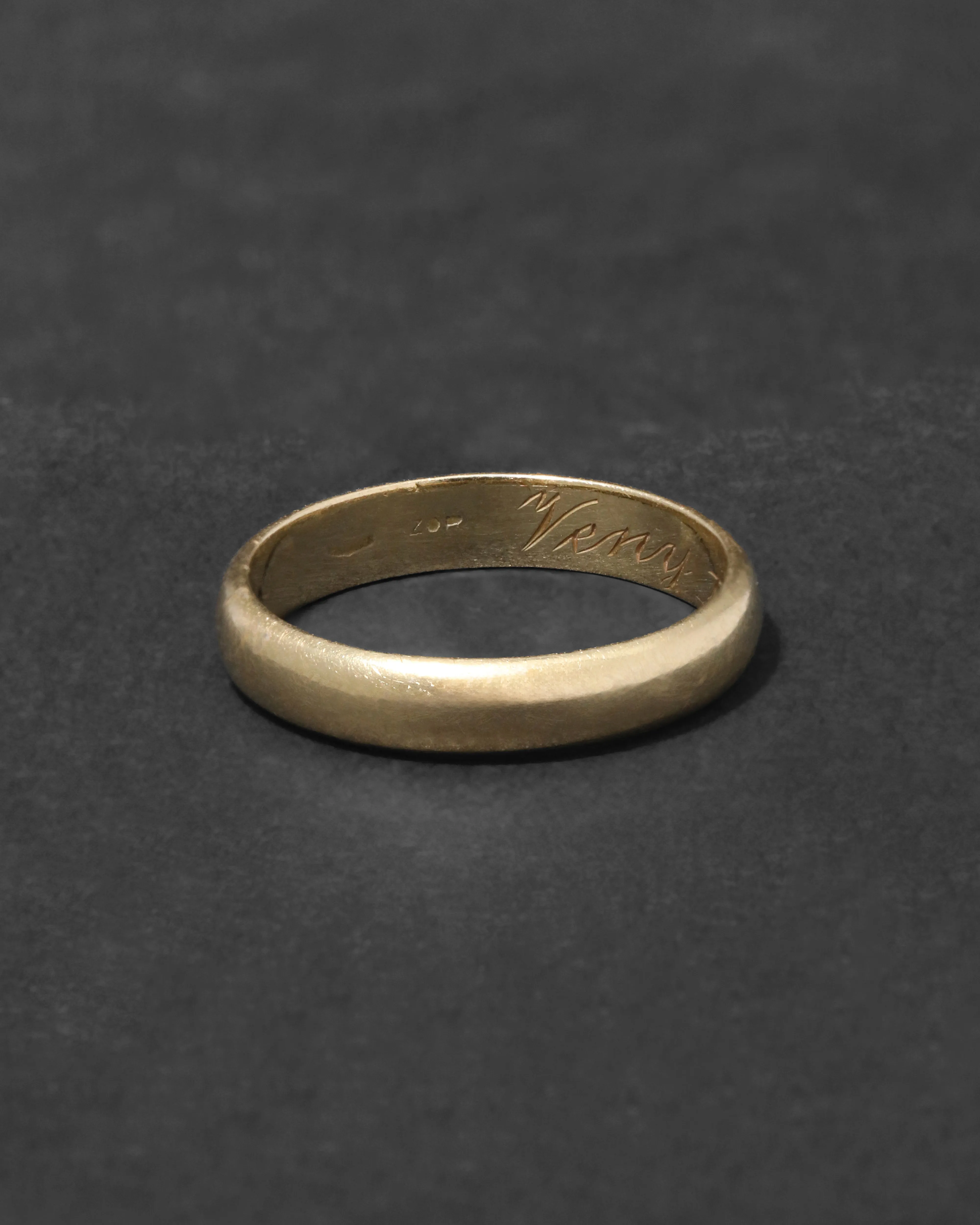 Vintage 18k Gold Thin Band Ring 2 sold by Alexis Bittar product image thumbnail 4