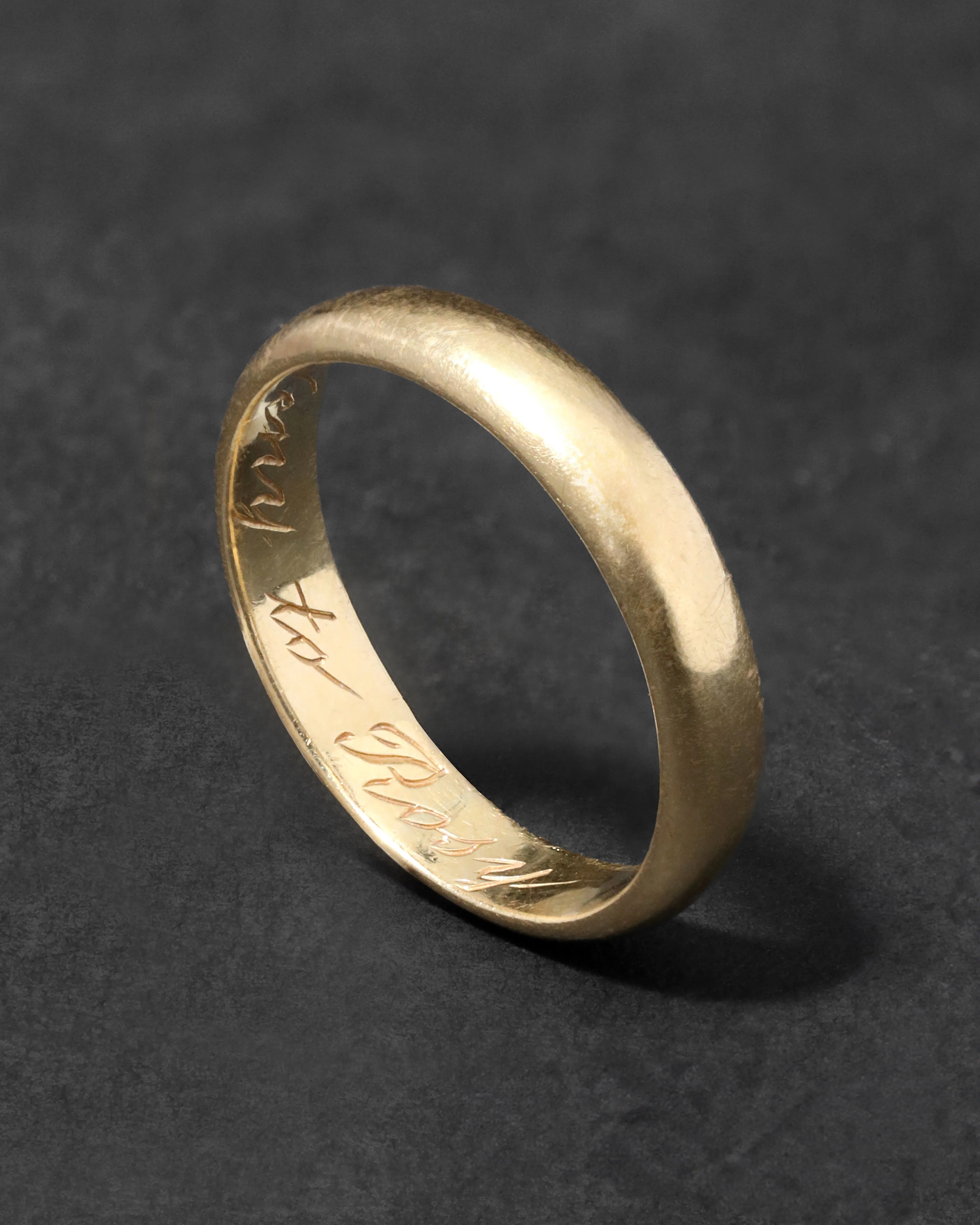 Vintage 18k Gold Thin Band Ring 2 sold by Alexis Bittar