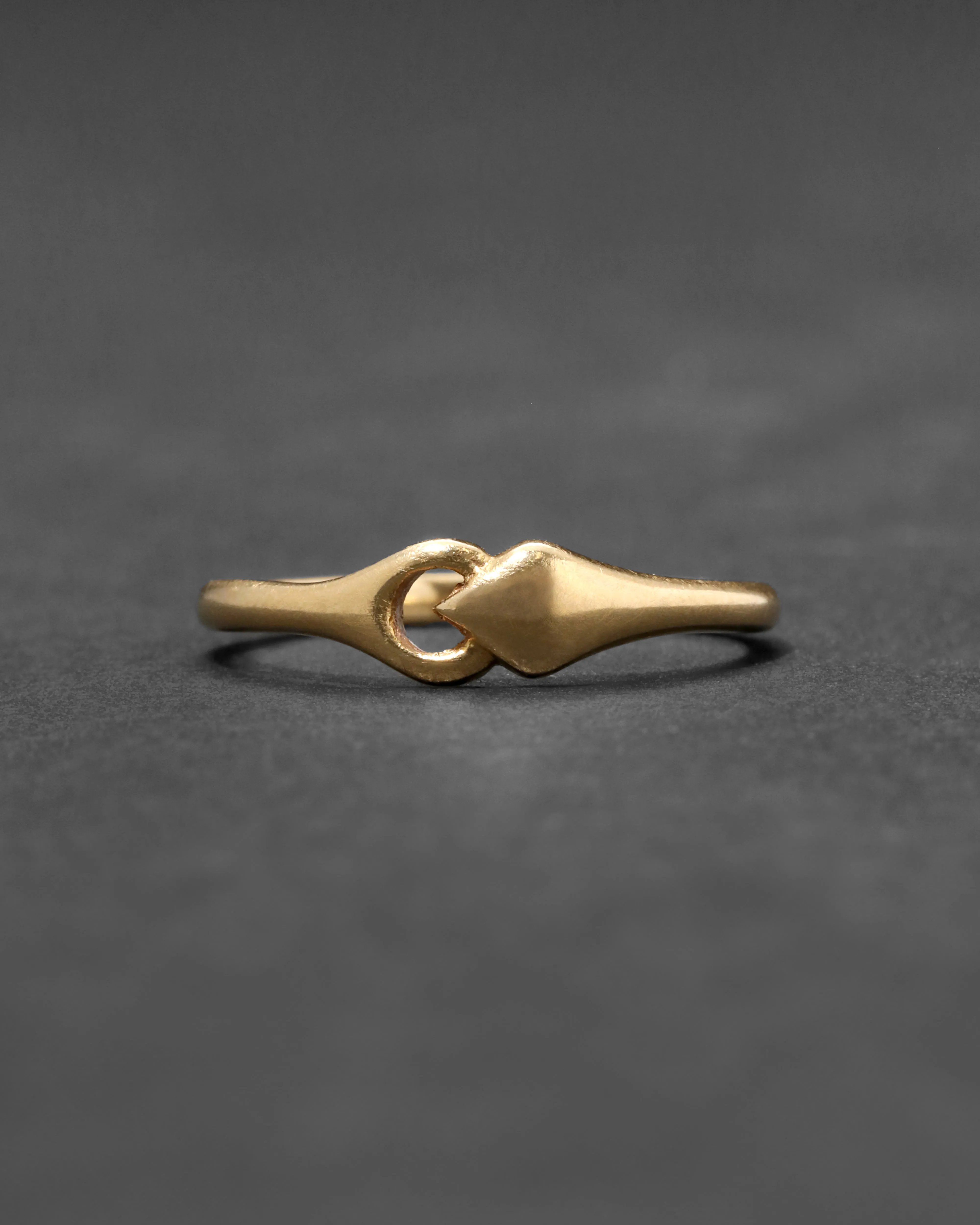 Vintage 18k Gold Italian Coiled Snake Ring sold by Alexis Bittar product image thumbnail 2