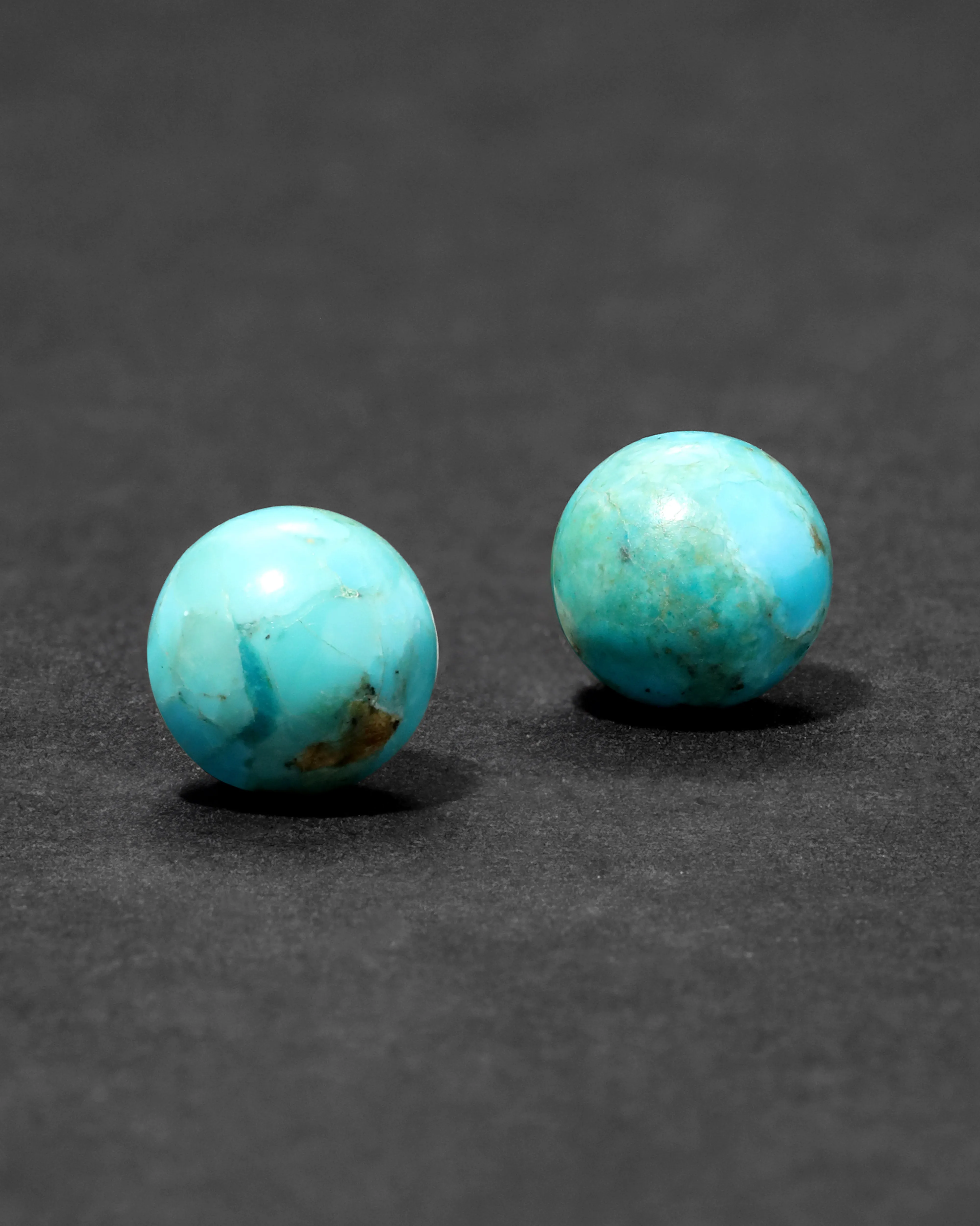 Vintage 14k Gold Turquoise Stud Earring sold by Alexis Bittar