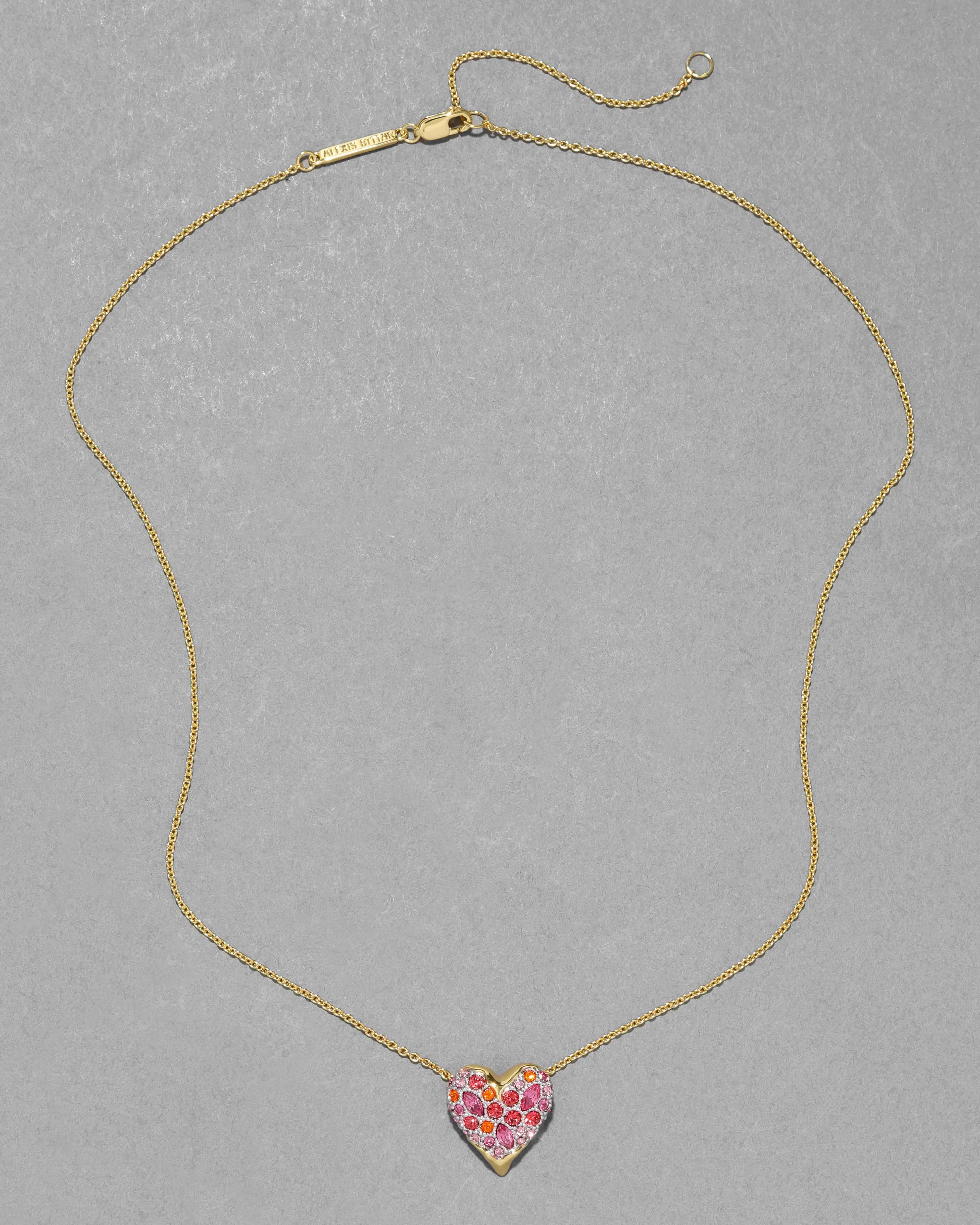Solanales Crystal Heart Pendant Necklace- Candy sold by Alexis Bittar product image thumbnail 3