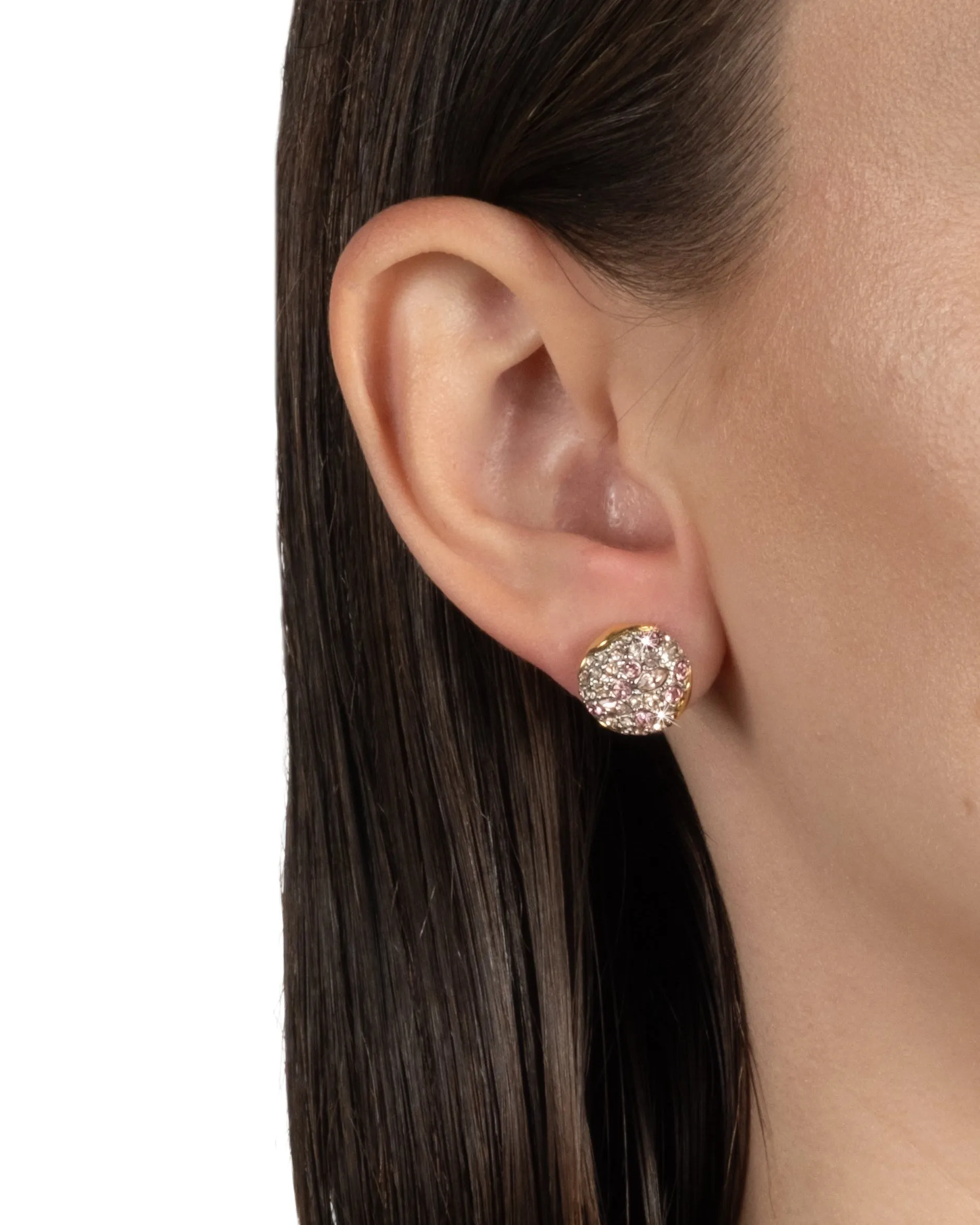 Solanales Crystal Round Post Earring- Petal sold by Alexis Bittar product image thumbnail 2