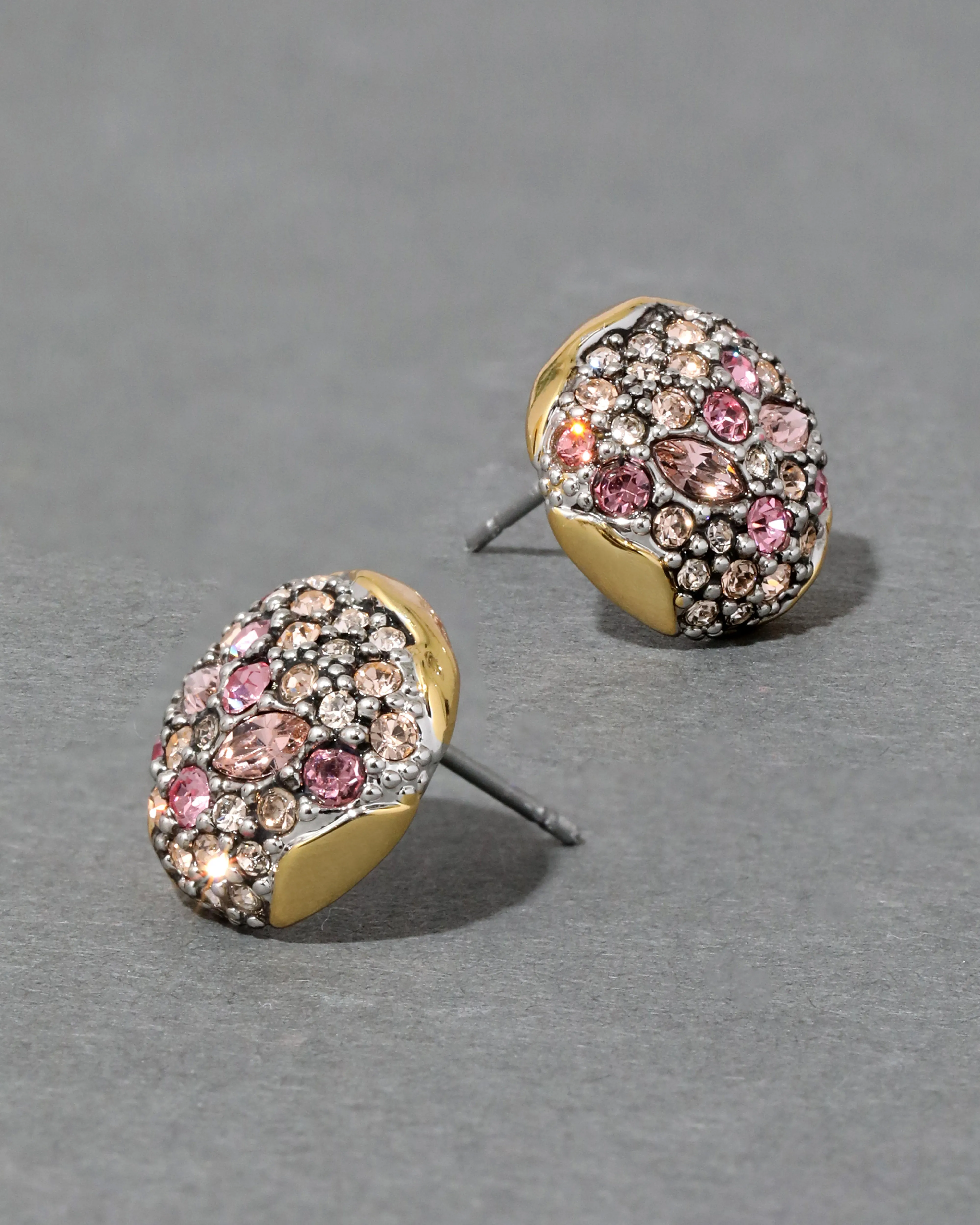 Solanales Crystal Round Post Earring- Petal sold by Alexis Bittar product image thumbnail 3