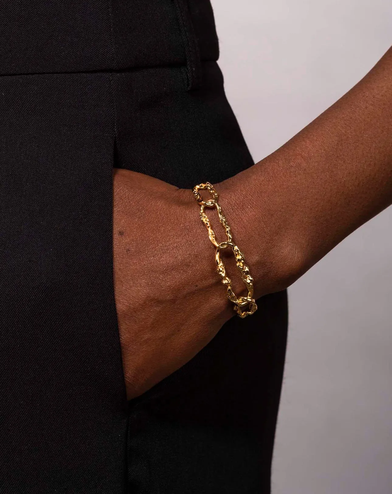 Brut Link Small Cuff Bracelet sold by Alexis Bittar product image thumbnail 3
