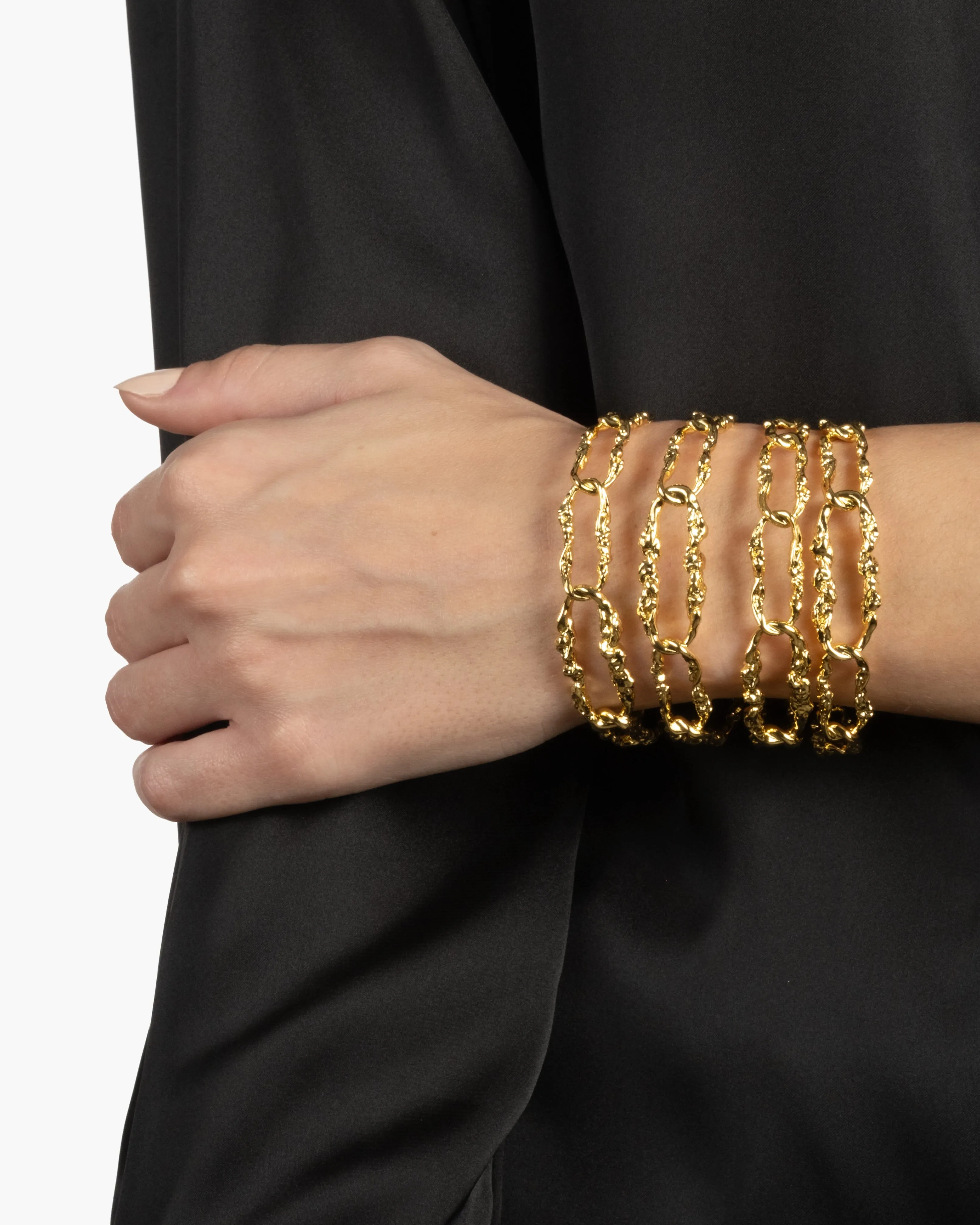 Brut Link Small Cuff Bracelet sold by Alexis Bittar product image thumbnail 2