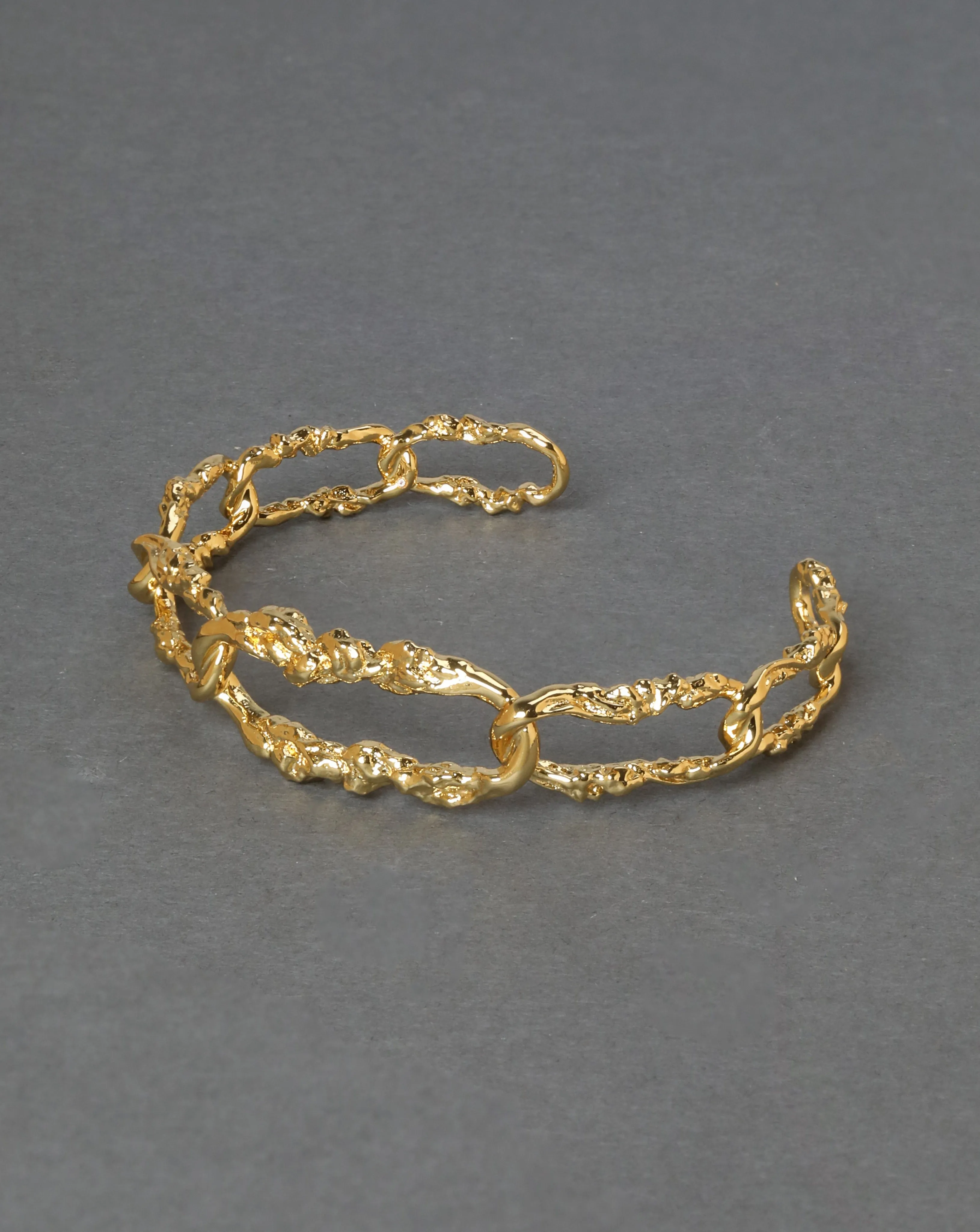 Brut Link Small Cuff Bracelet sold by Alexis Bittar product image thumbnail 5