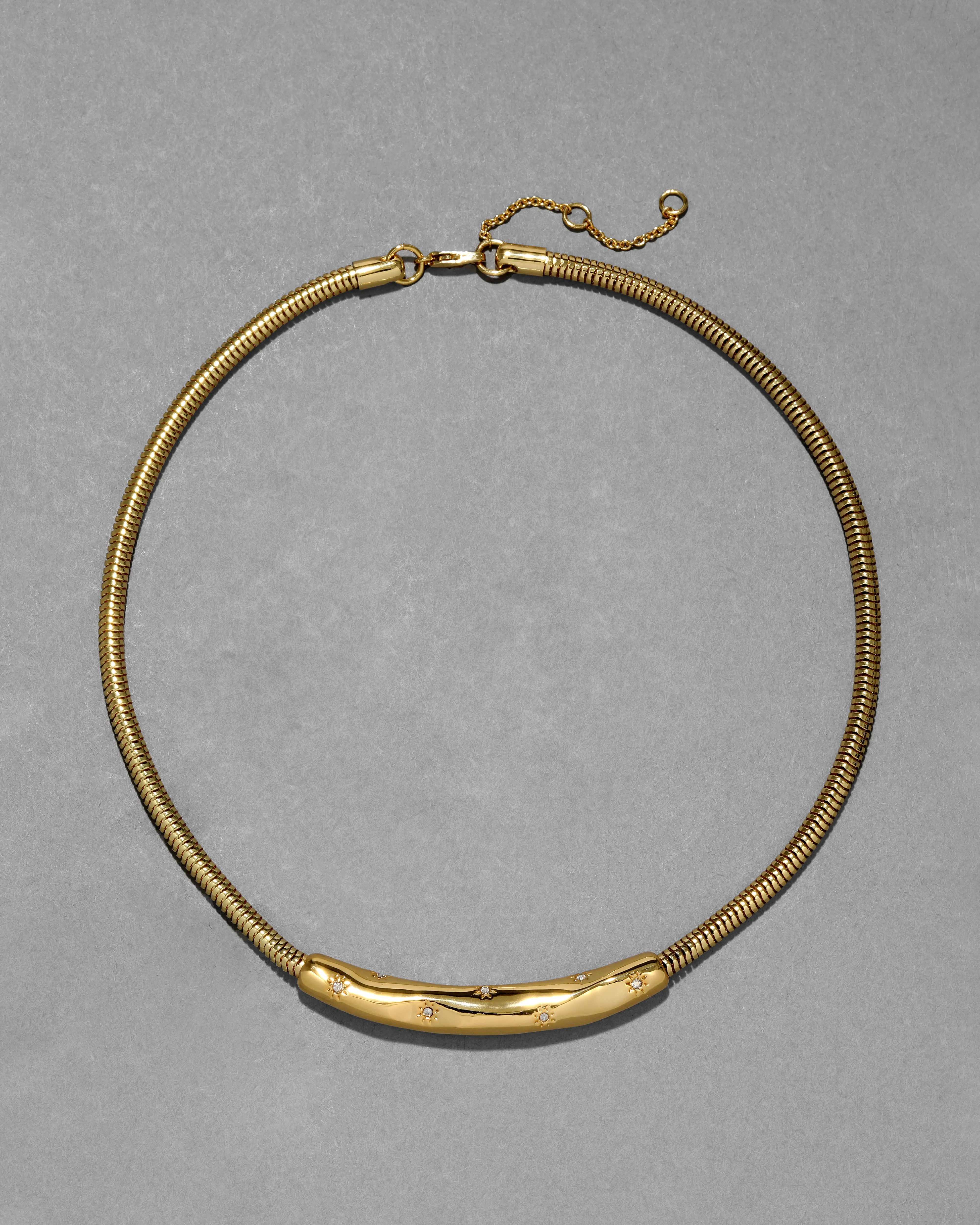 Starburst Crystal Tube Necklace sold by Alexis Bittar product image thumbnail 3