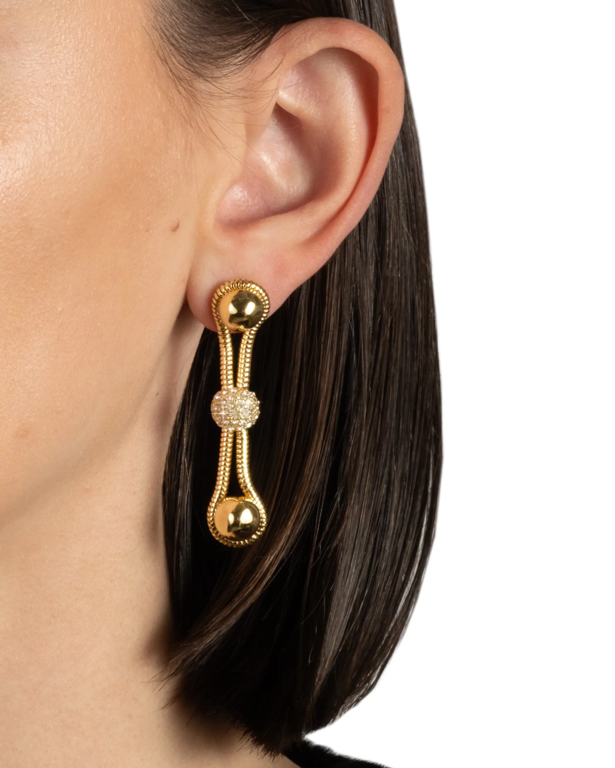 Solanales Crystal Orb Drop Earring sold by Alexis Bittar product image thumbnail 2