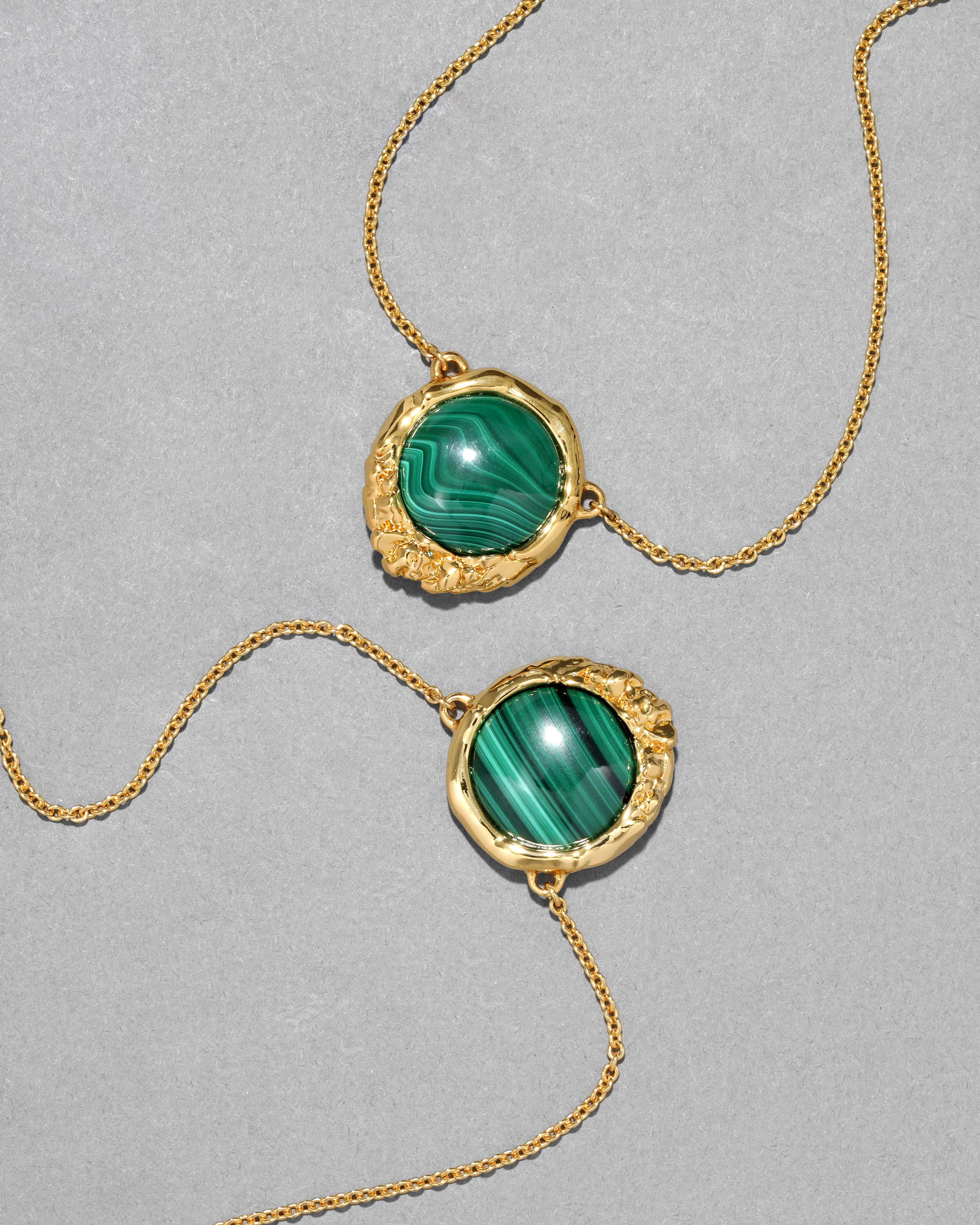 Brut Malachite Coin Pendant Necklace sold by Alexis Bittar product image thumbnail 4