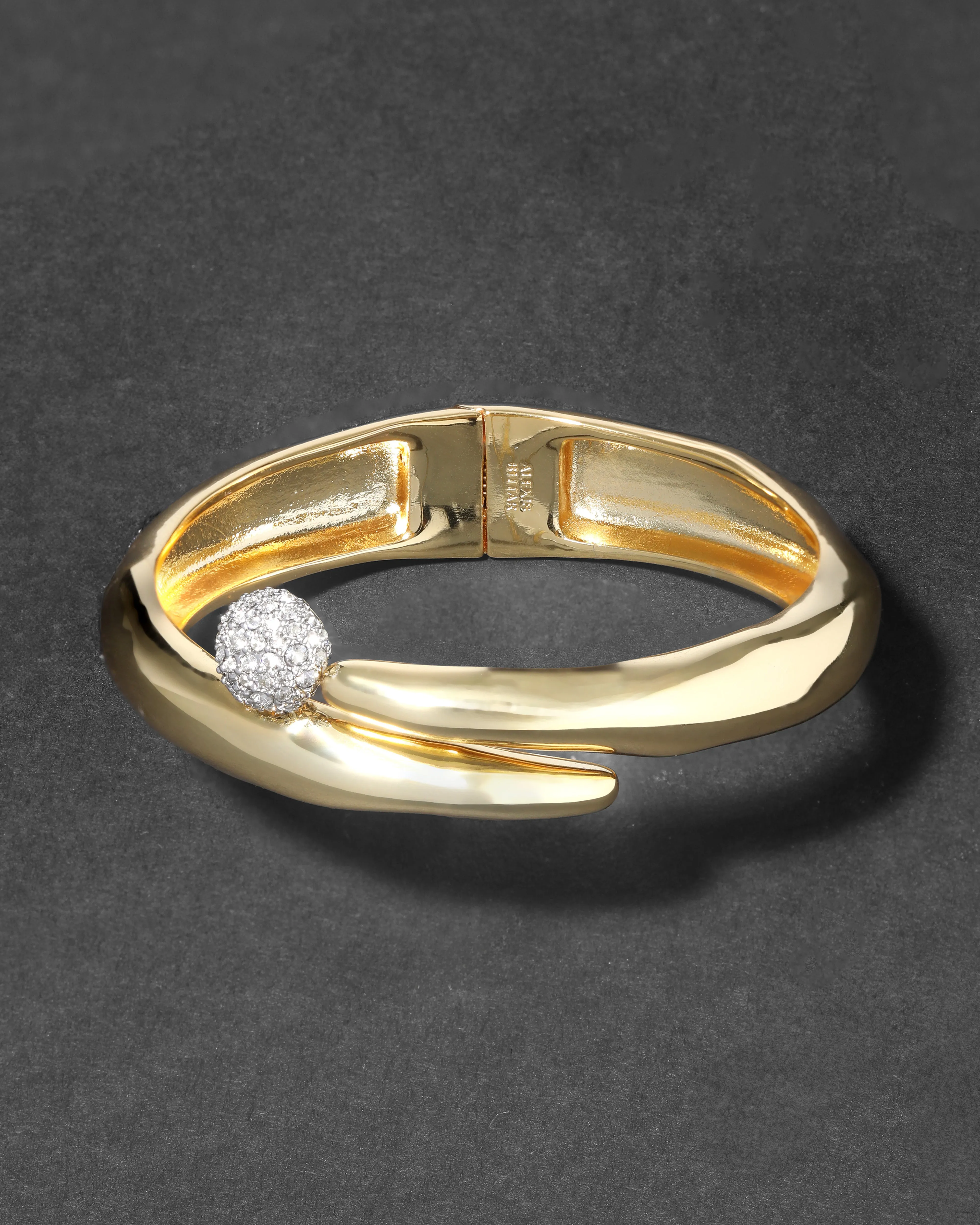 Solanales Pavé Orb Bypass Hinge Bracelet sold by Alexis Bittar product image thumbnail 4