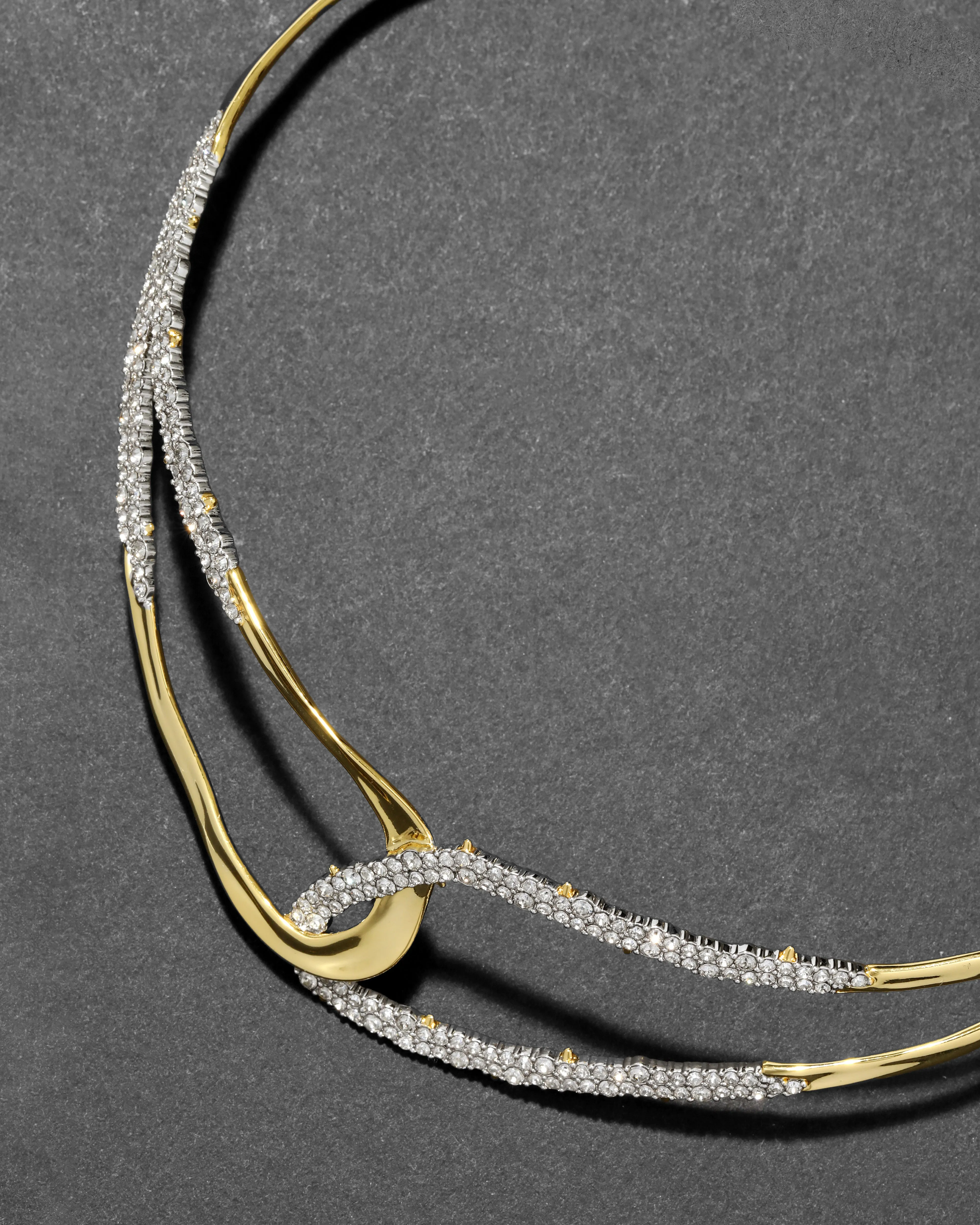 Freeform Pavé Intertwined Collar Necklace sold by Alexis Bittar product image thumbnail 3