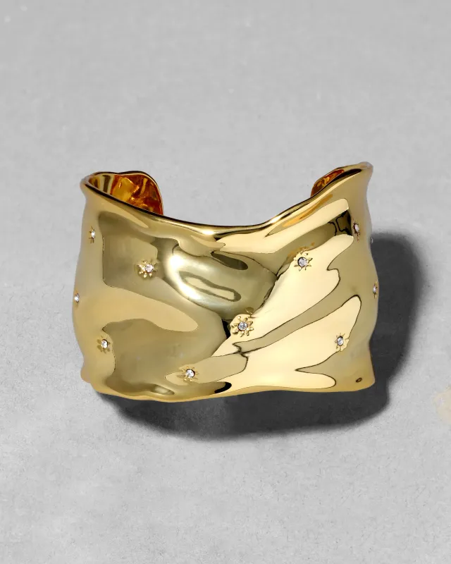 Starburst Crystal Wide Cuff Bracelet sold by Alexis Bittar