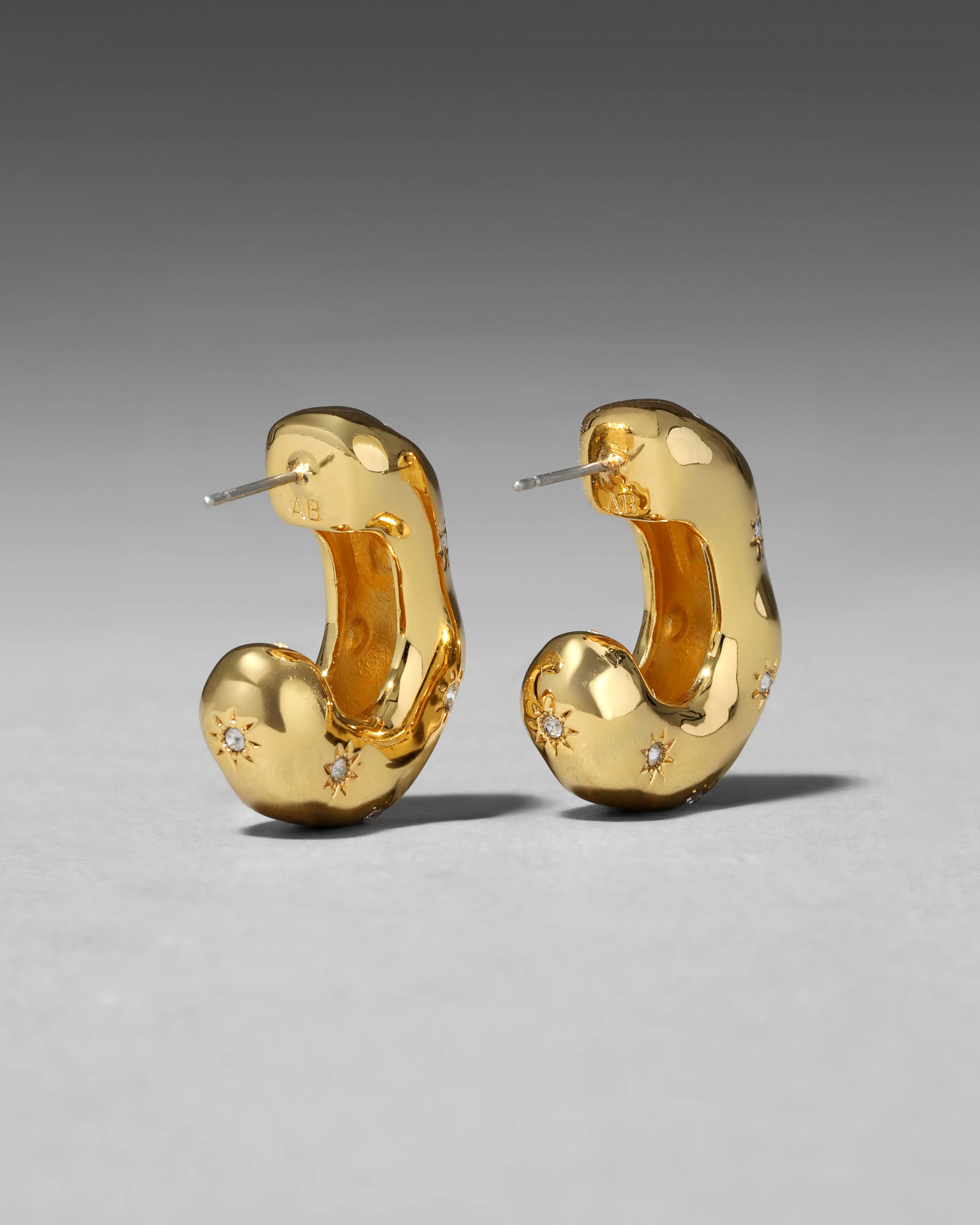 Starburst Crystal Huggie Earring sold by Alexis Bittar product image thumbnail 5