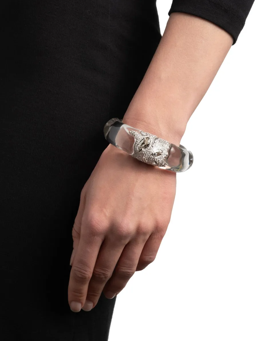 Silverlake Lucite Hinge Bracelet sold by Alexis Bittar product image thumbnail 3