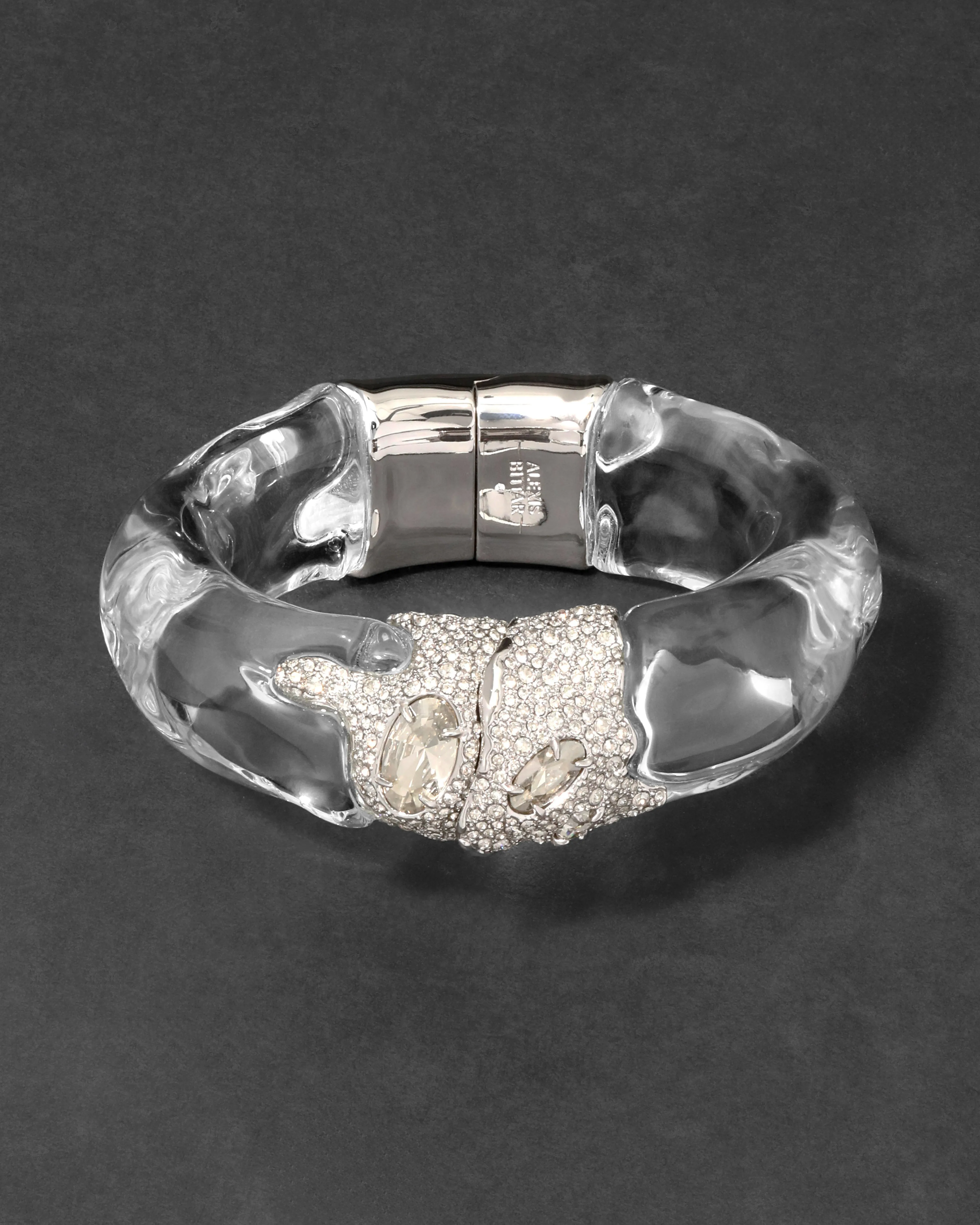 Silverlake Lucite Hinge Bracelet sold by Alexis Bittar