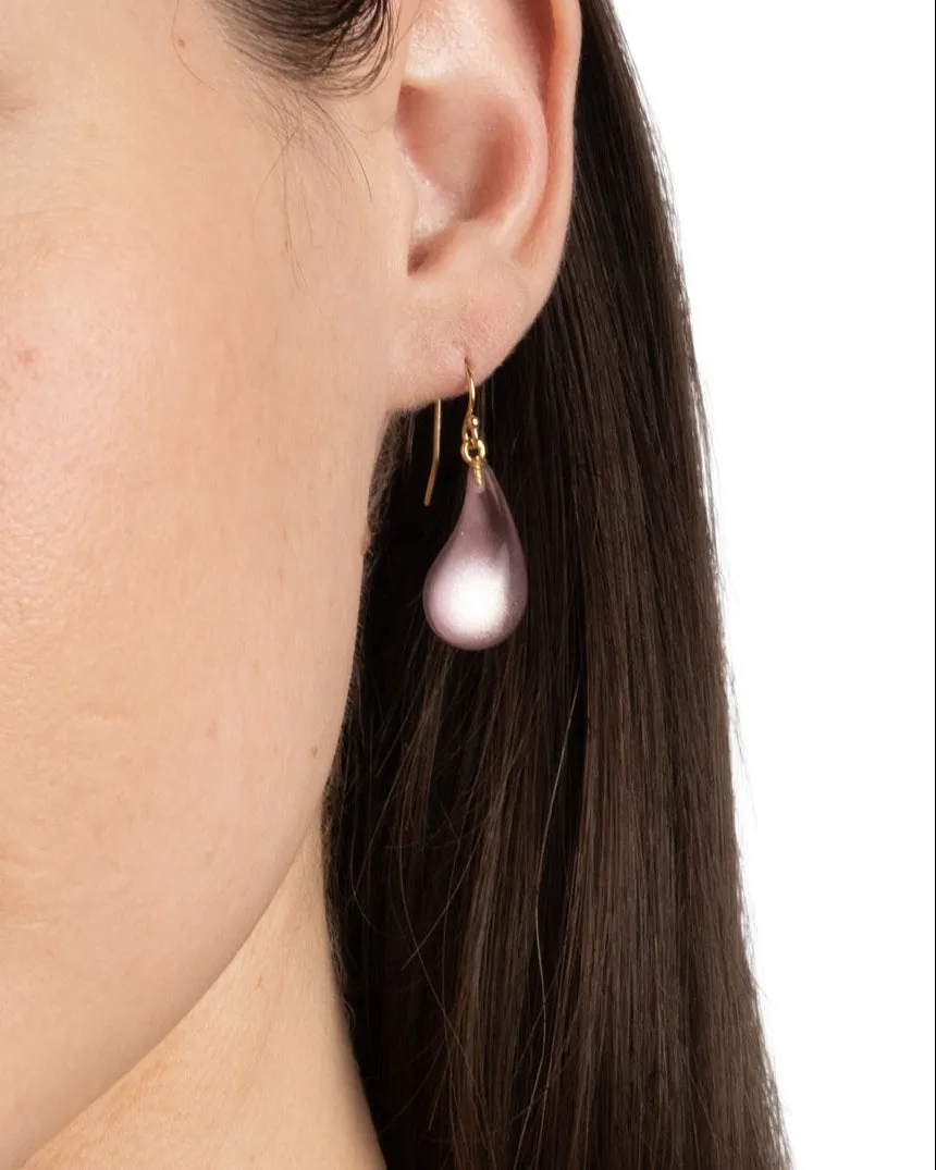 Lucite Dewdrop Earring- Dusty Rose sold by Alexis Bittar product image thumbnail 2