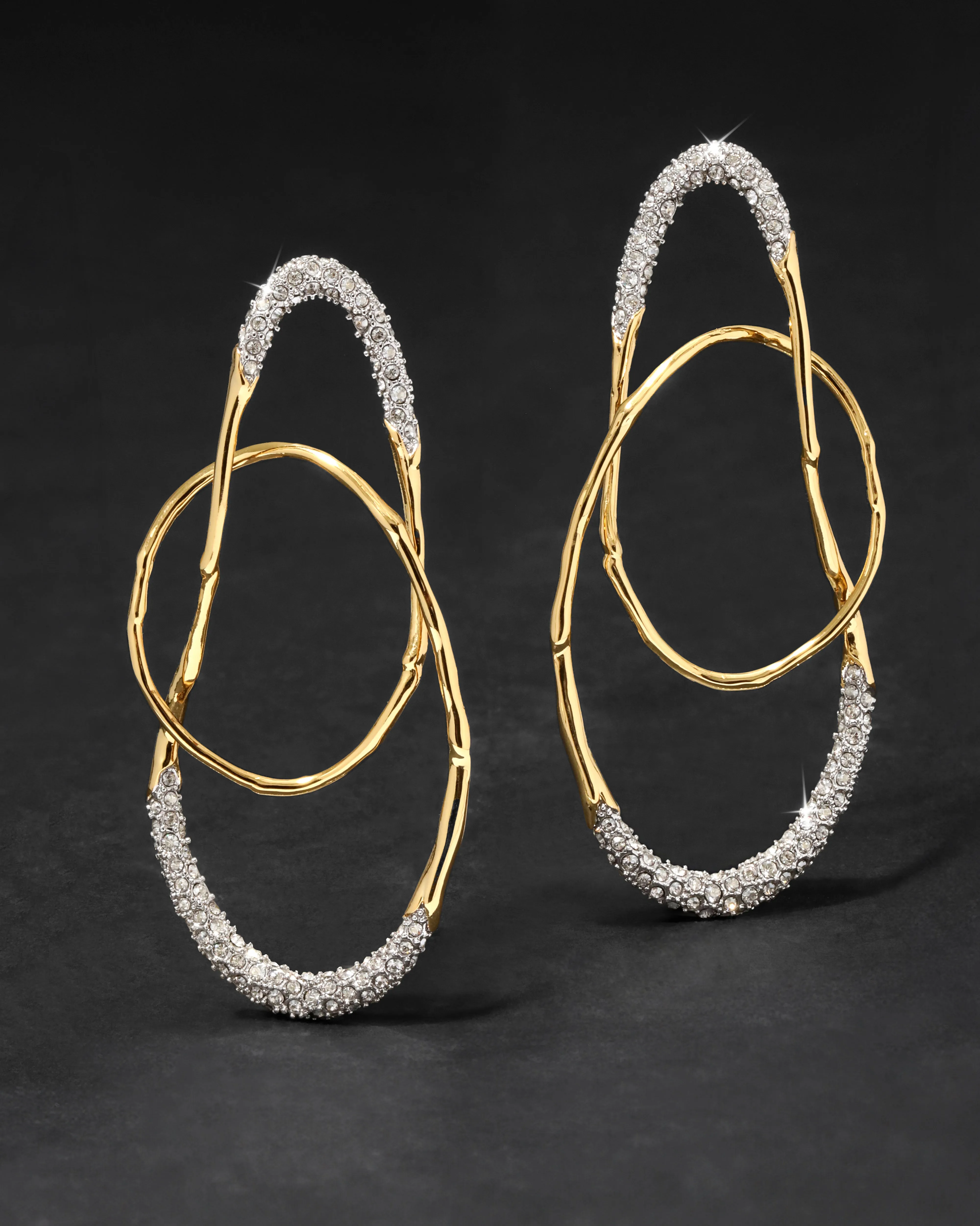 Solanales Crystal Large Orbit Earring sold by Alexis Bittar