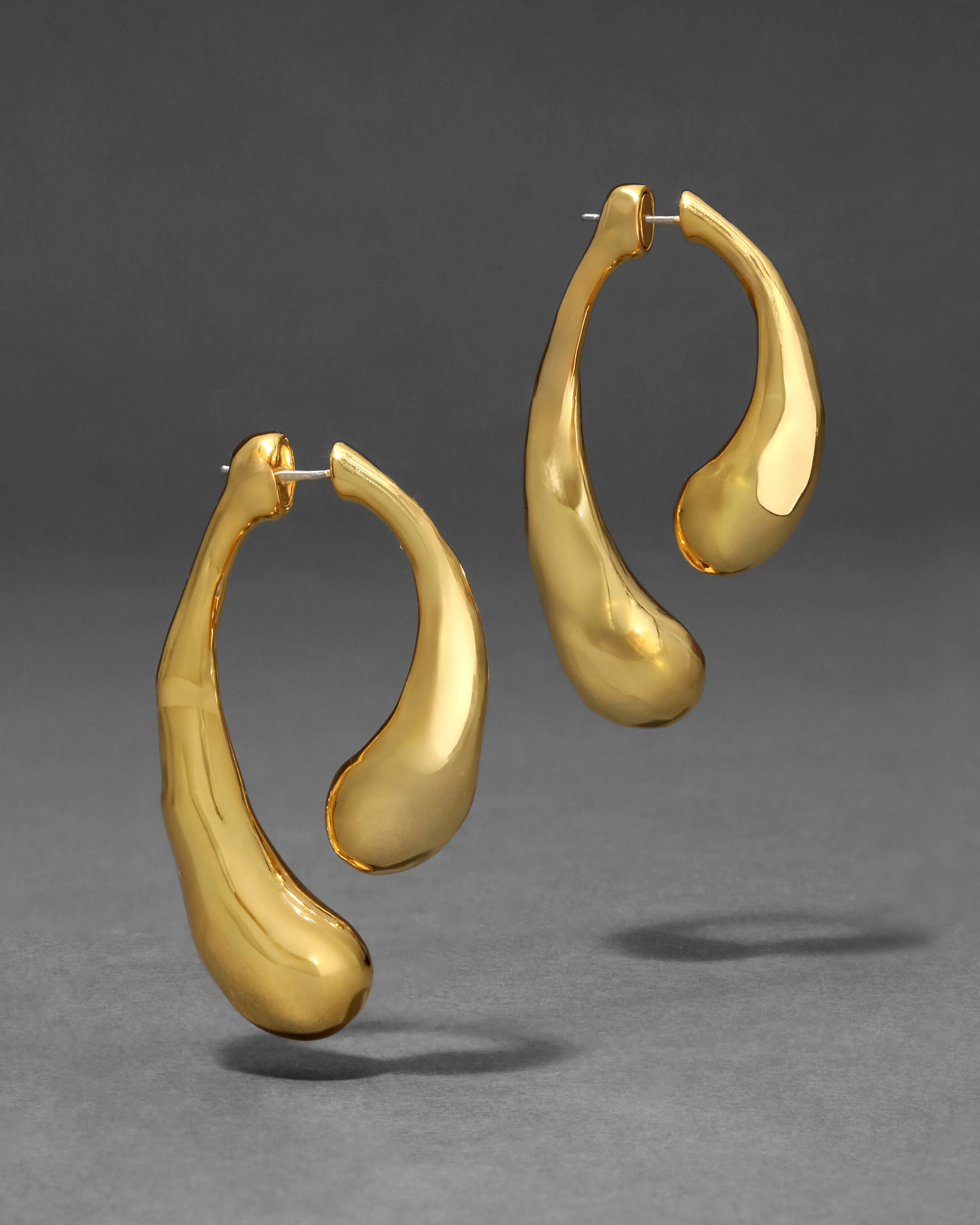 Molten Gold Scoop Front Back Earring sold by Alexis Bittar product image thumbnail 4