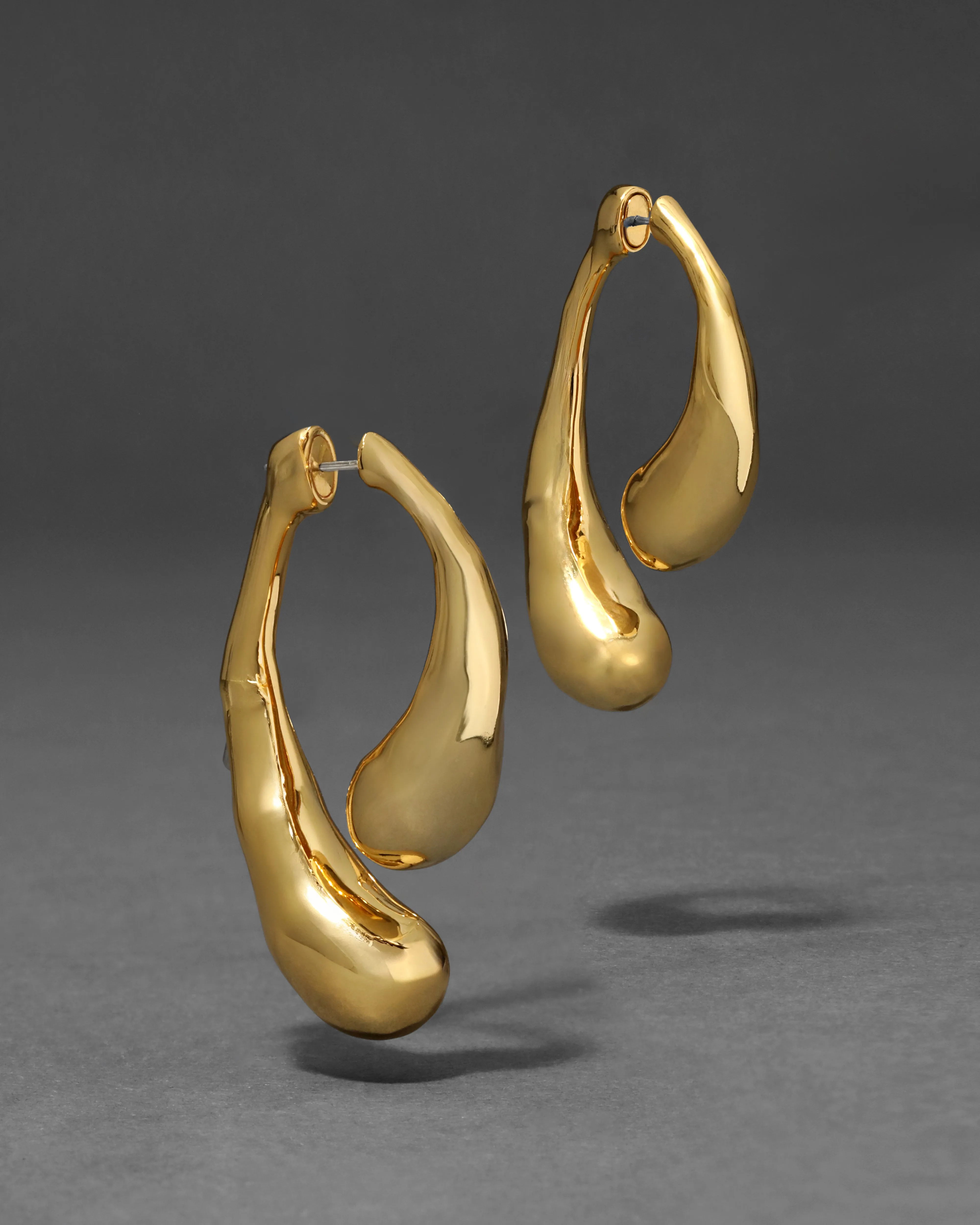 Molten Gold Scoop Front Back Earring sold by Alexis Bittar