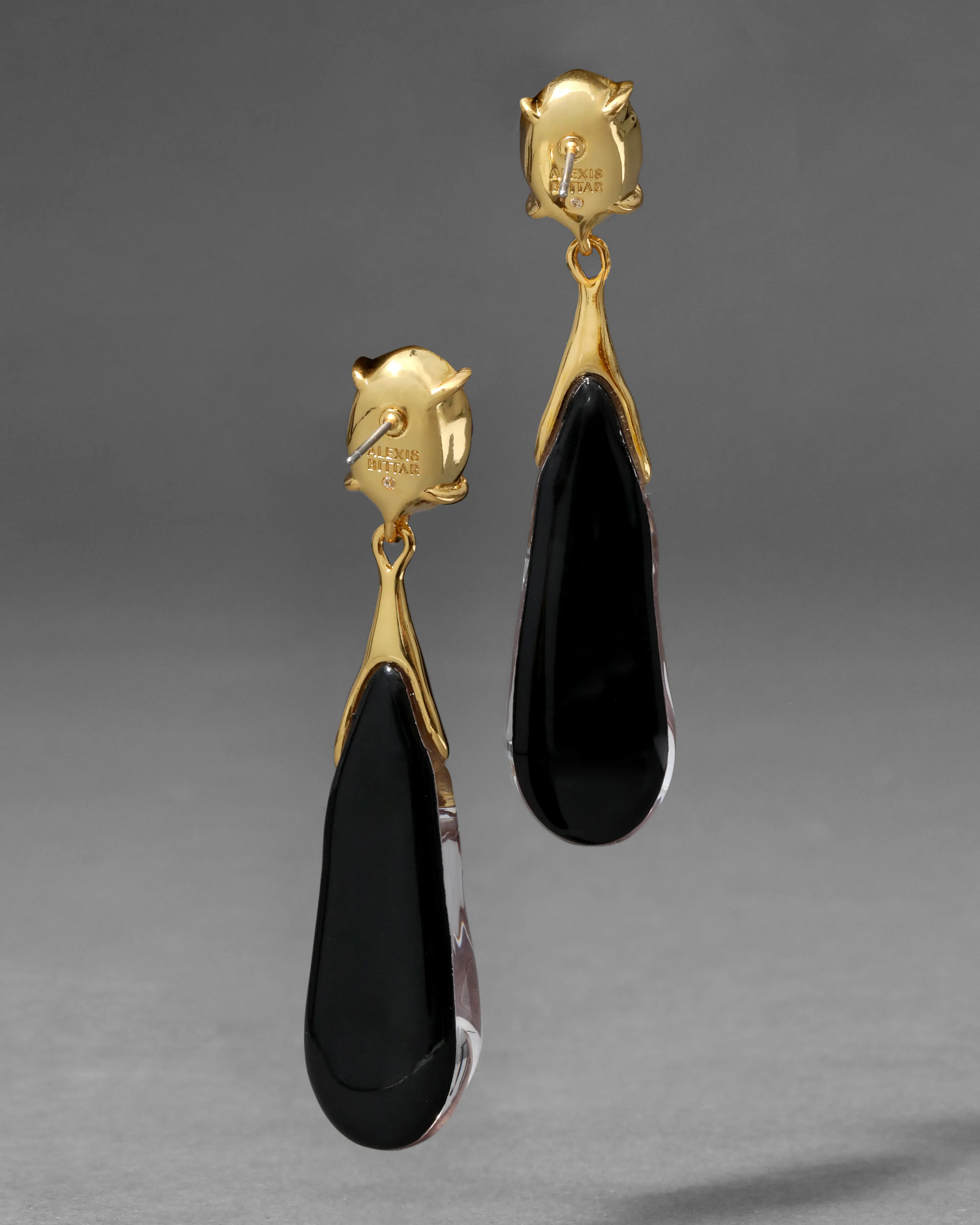 Bonbon Crystal Small Teardrop Earring- Dusty Rose sold by Alexis Bittar product image thumbnail 4