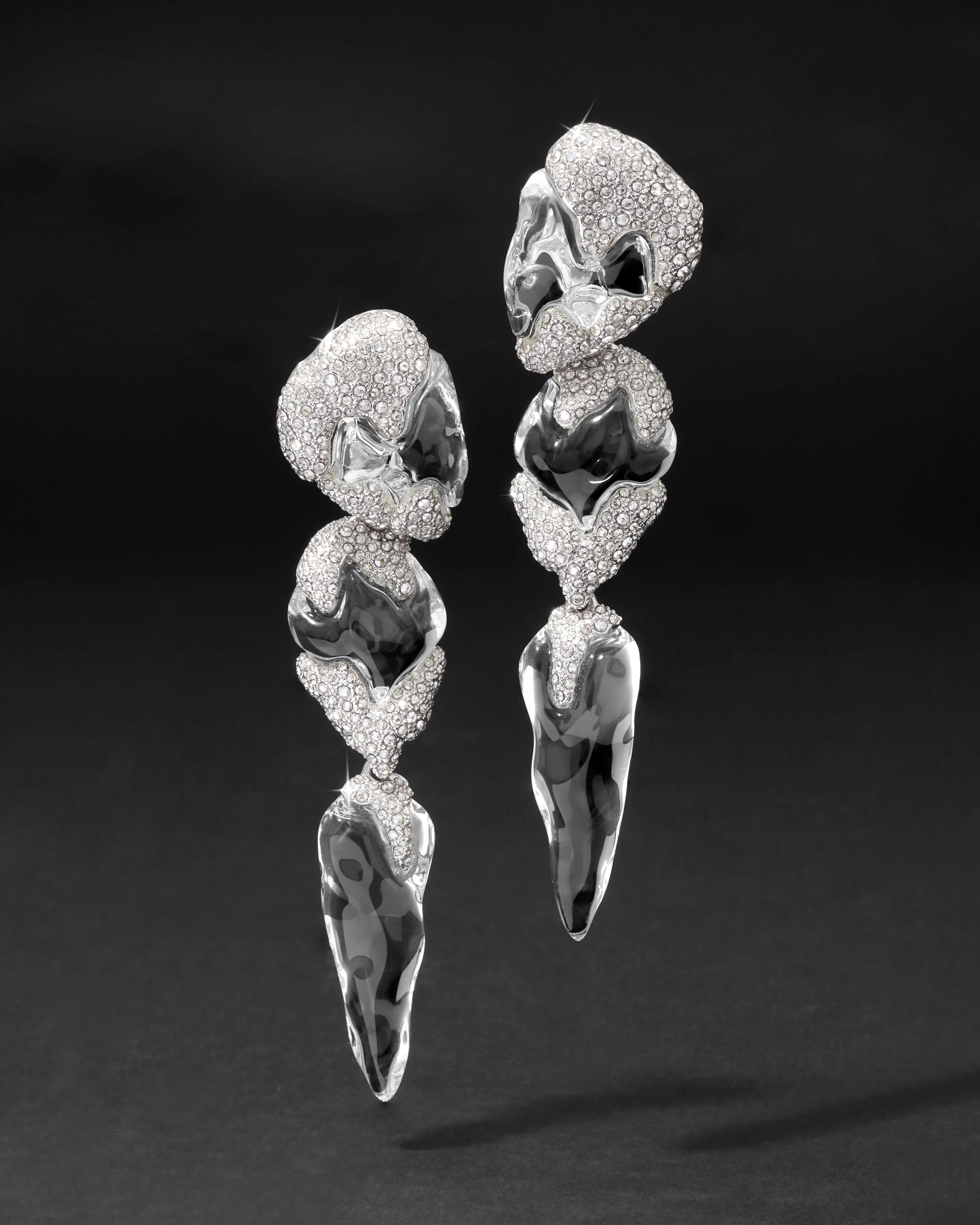 Silverlake Lucite Large Clip Earring sold by Alexis Bittar