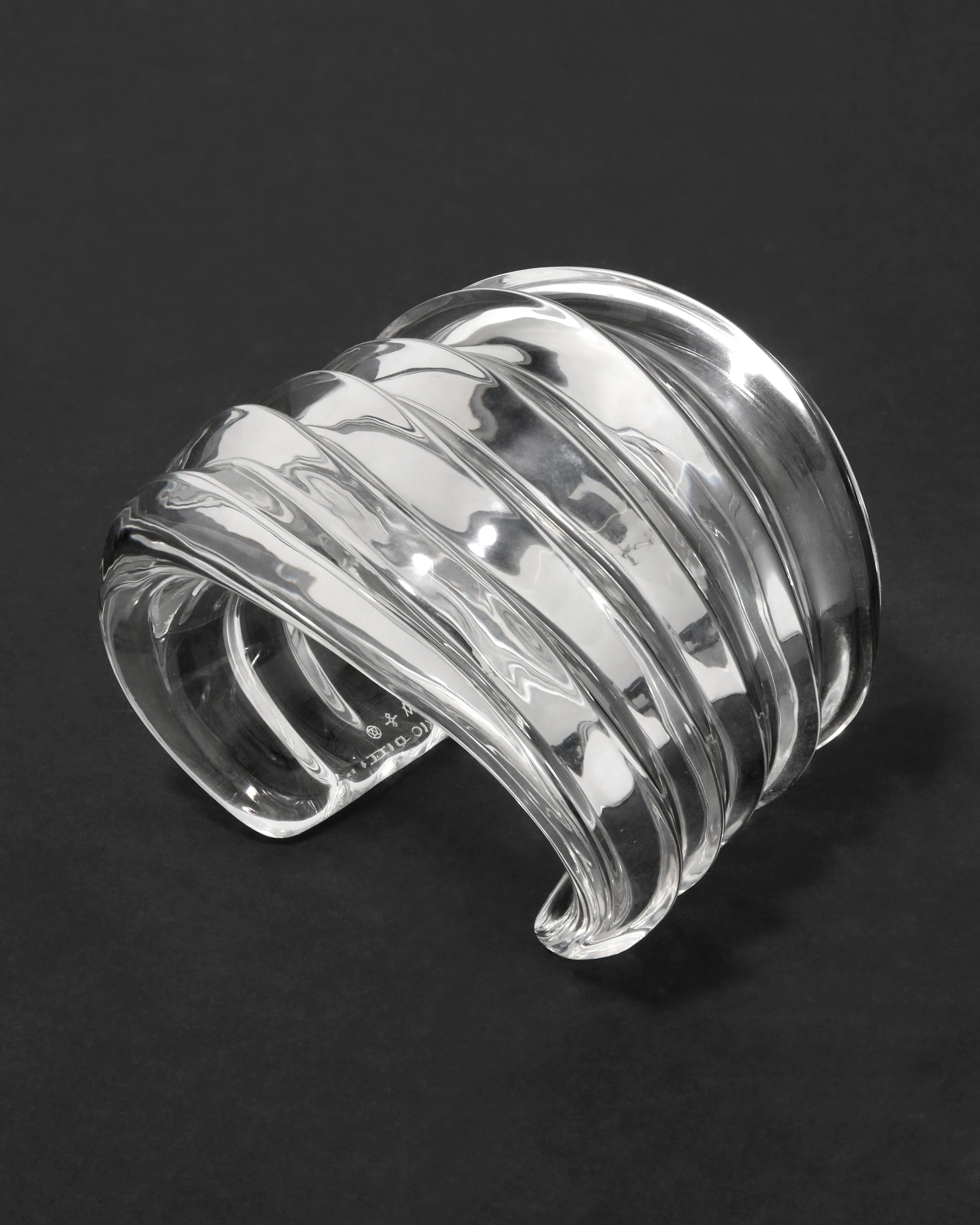 Liquid Lucite Wide Ripple Cuff sold by Alexis Bittar product image thumbnail 4